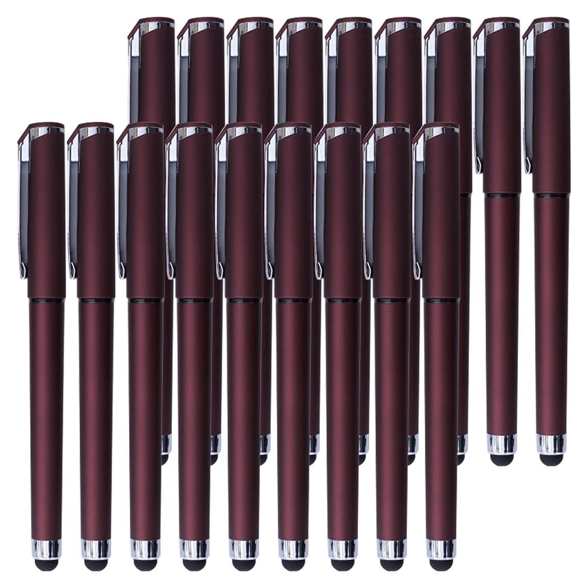 Bolígrafos de Gel Negro NC 1.0mm con Stylus - 18 Paquete