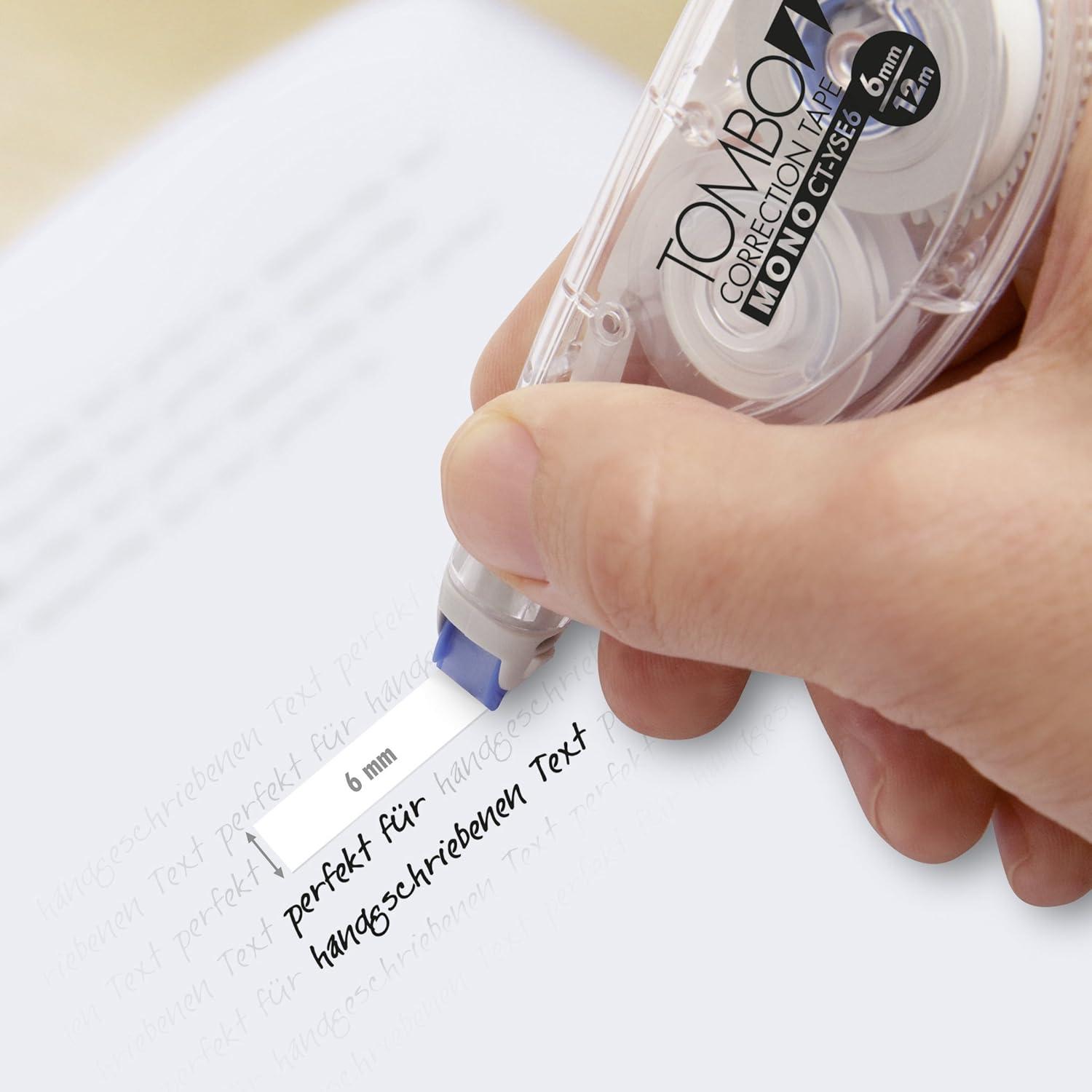 Cinta Correctora Tombow CT-YSE6 6mm Rodillo Ergonómico