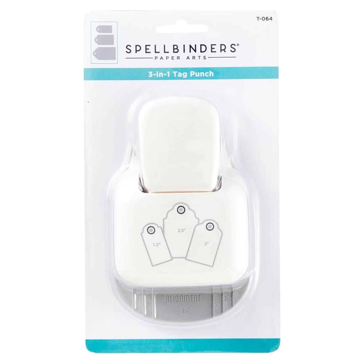 Troquel de Etiquetas 3-en-1 Spellbinders T-064 38-63 mm