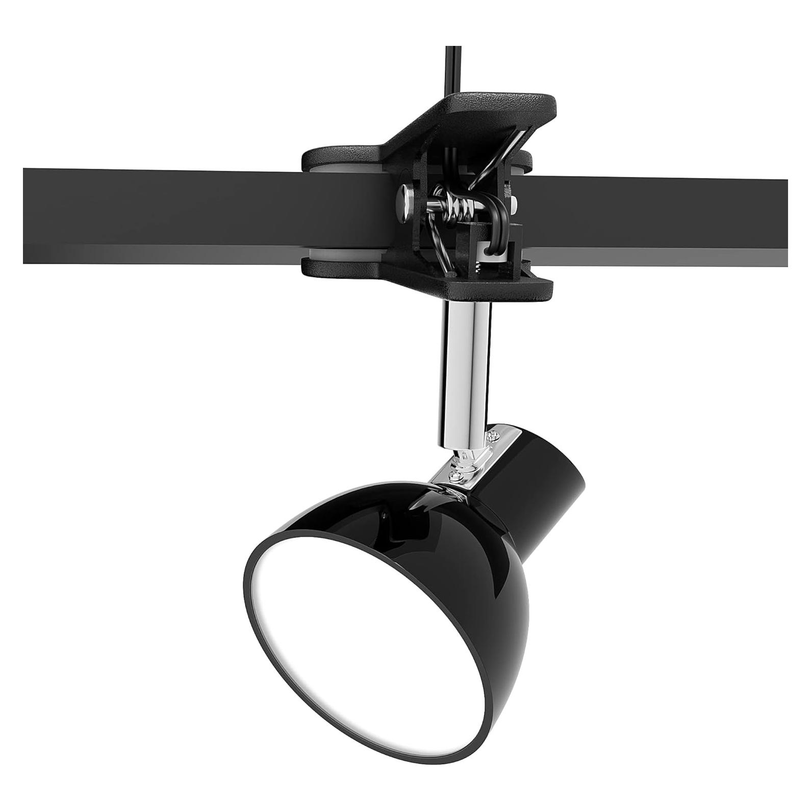 Lámpara de Clip LED deeloop 5W 400 Lúmenes Rotación 330° Negra