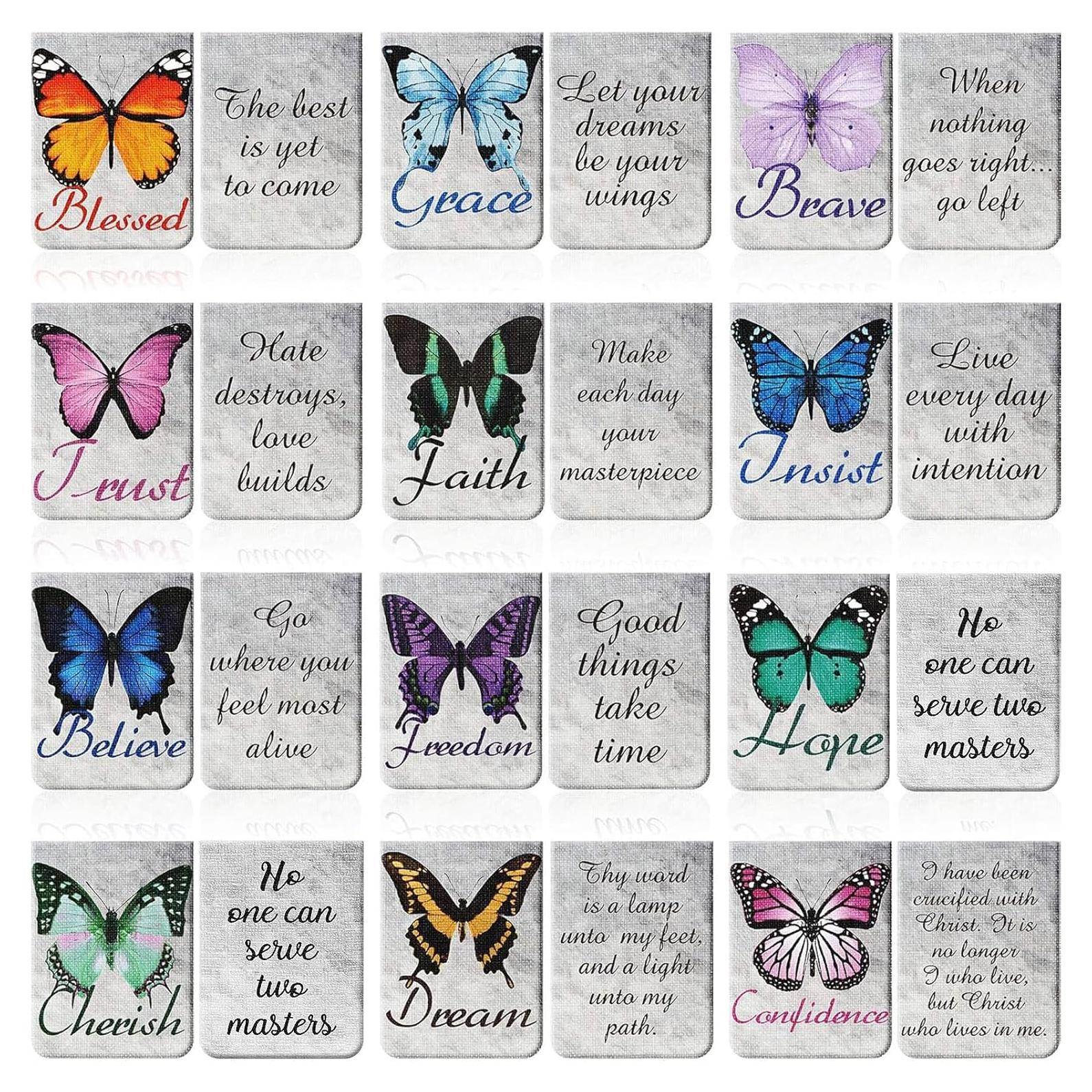 12 Marcadores Magnéticos Zonon con Citas Inspiradoras