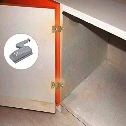 Paquete de 12 luces LED con sensor LiXiongBao para armarios