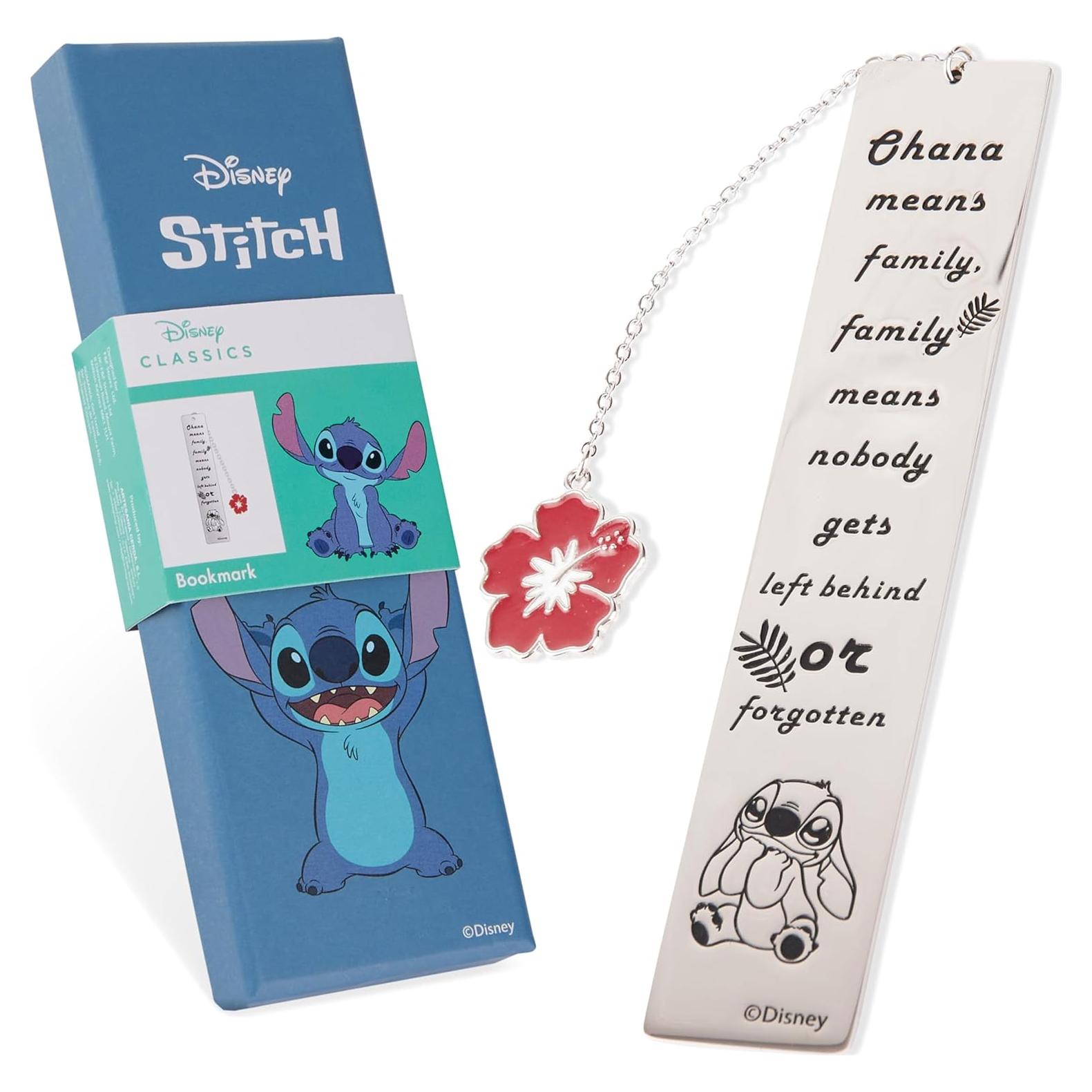 Marcador de Libros Disney Stitch Acero Inoxidable Plateado