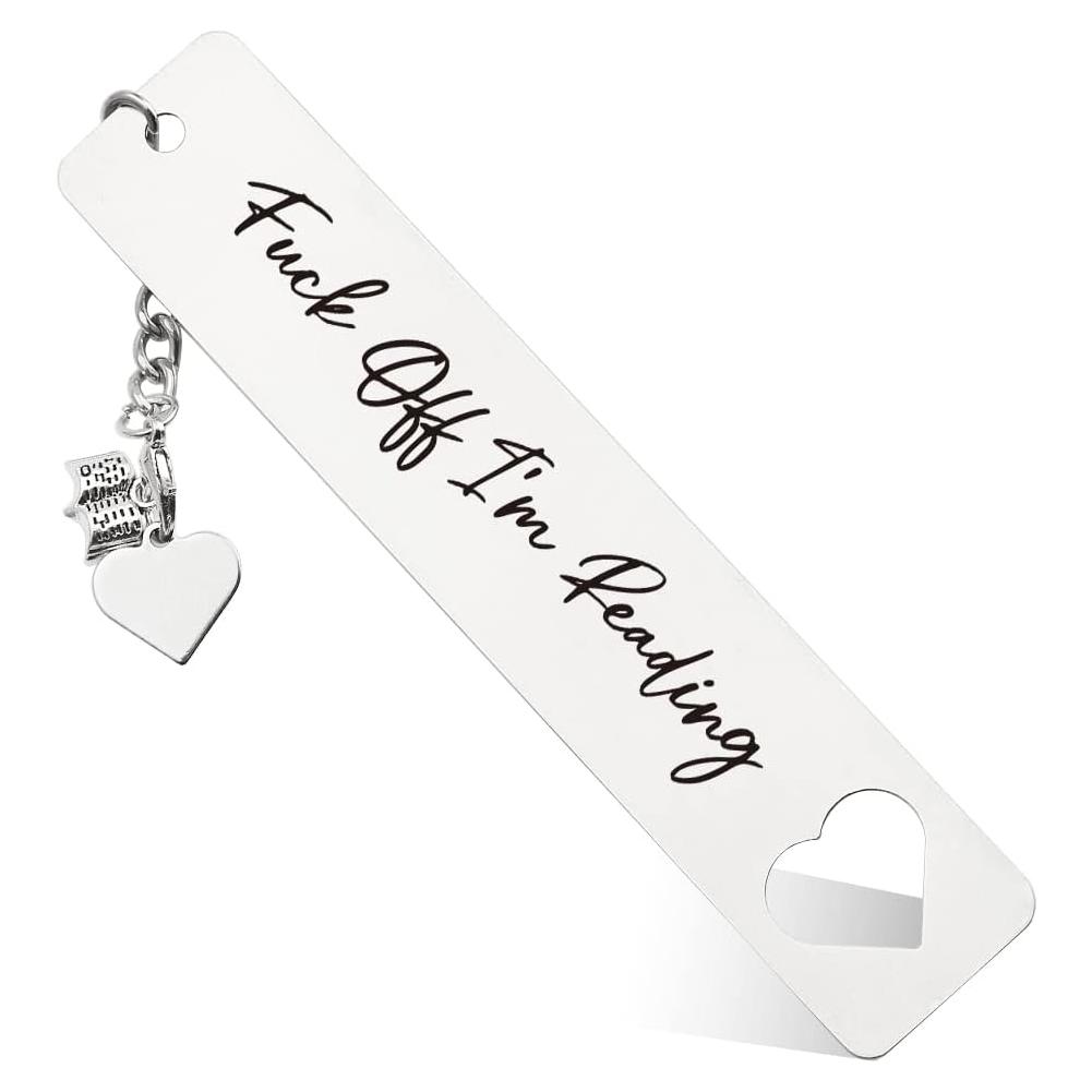 Marcador Divertido THRXOBN de Acero Inoxidable para Libros