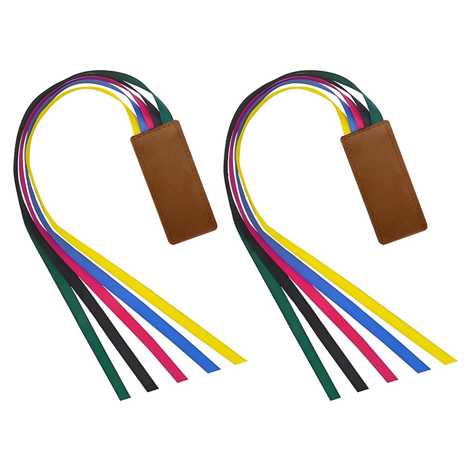 Marcadores de Biblia Respleiej 2 Pcs Cinta Colorida 33 cm