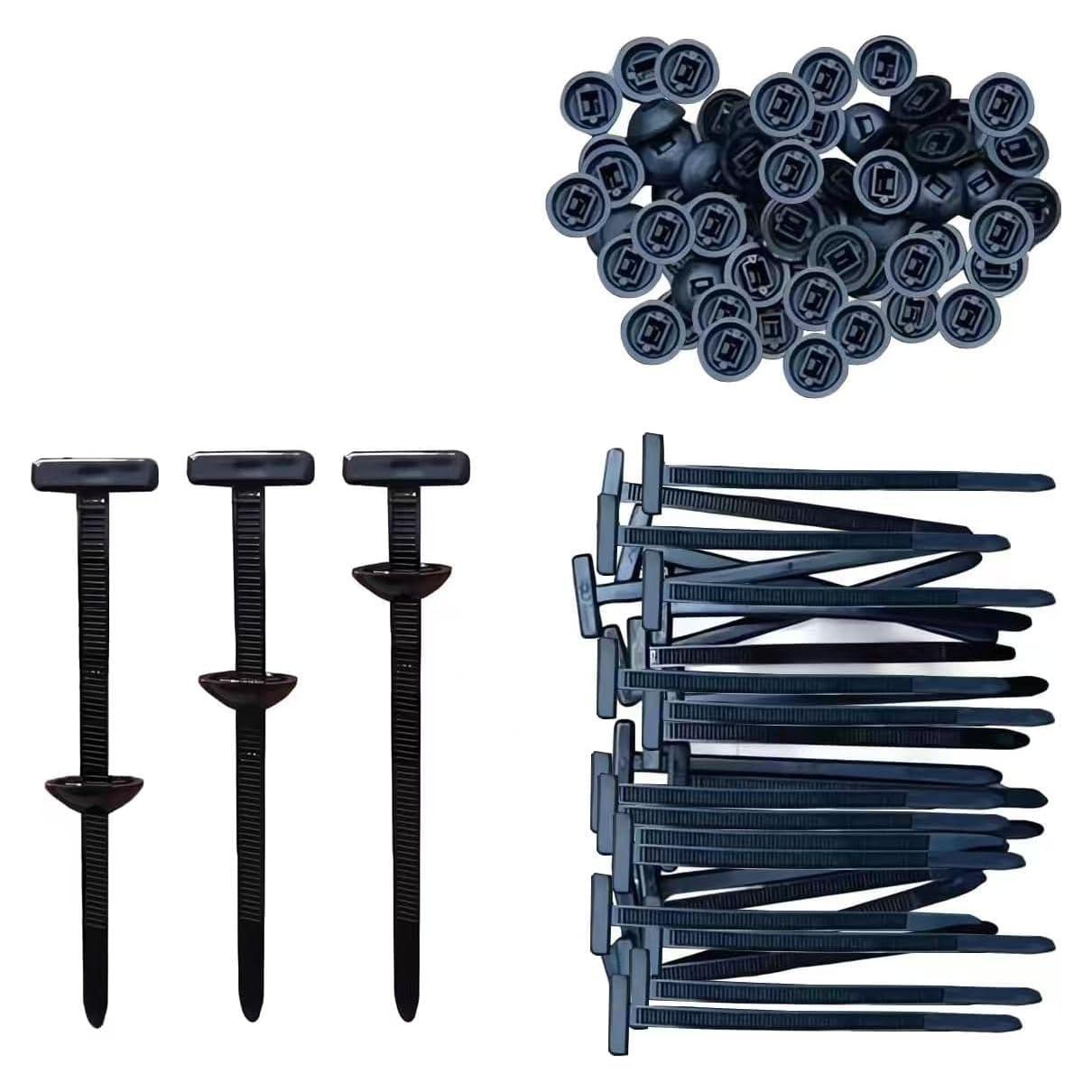 Bridas Universales de Nylon 100PCS Genérico 10.16cm Auto-Bloqueo