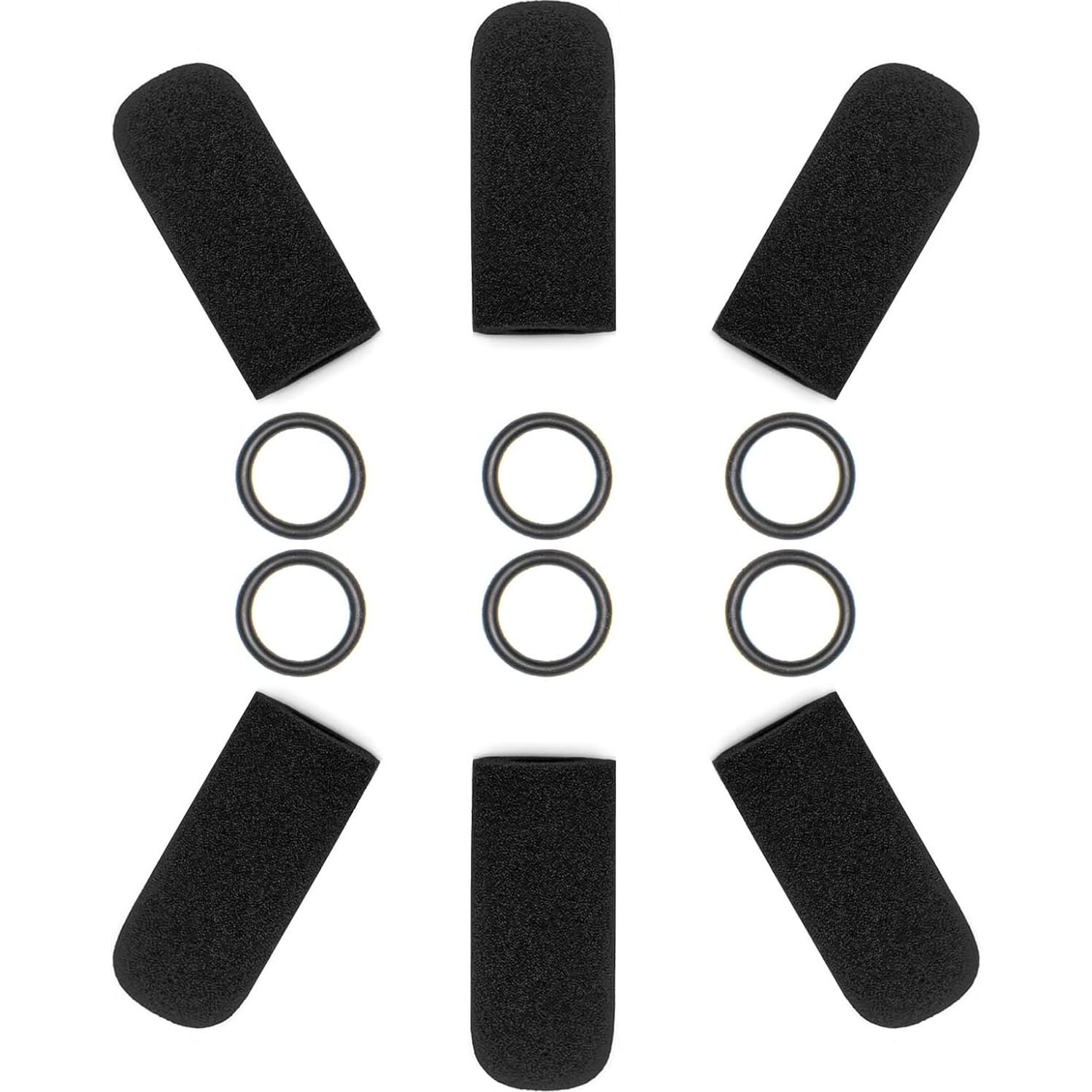 Kit de Cubiertas de Micrófono David Clark - 6 Paquetes Espuma