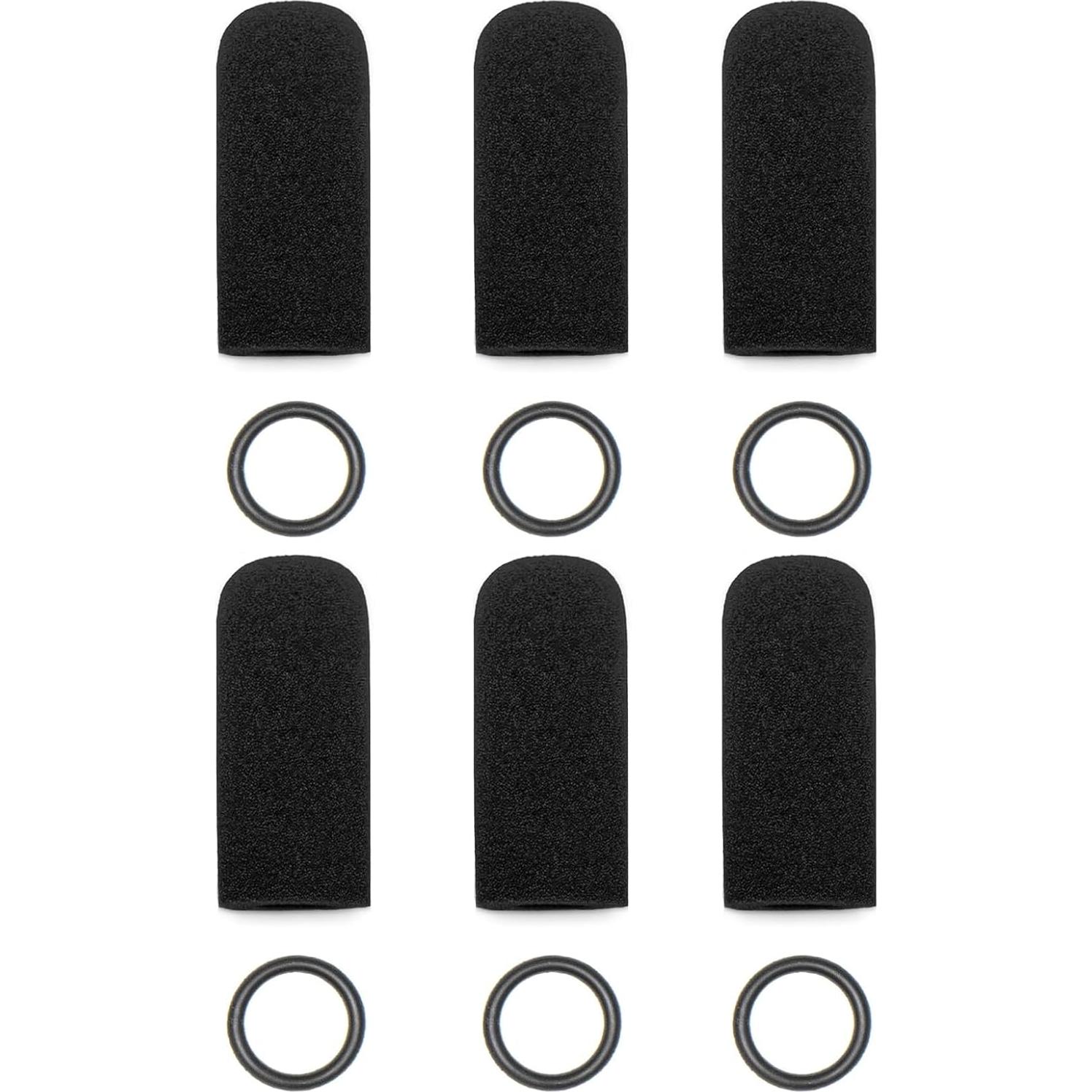 Kit de Cubiertas de Micrófono David Clark - 6 Paquetes Espuma