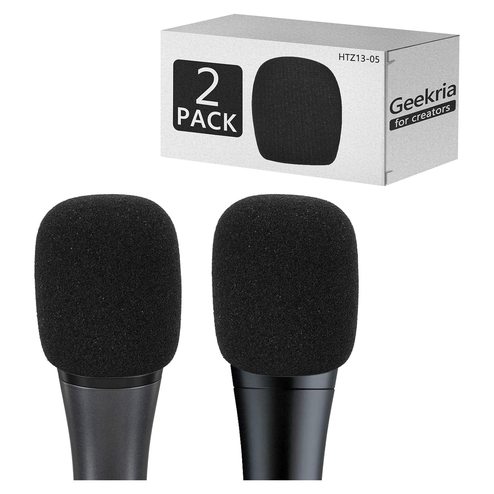 Filtro de Espuma Geekria para Micrófono Sennheiser E 935 - 2 Piezas