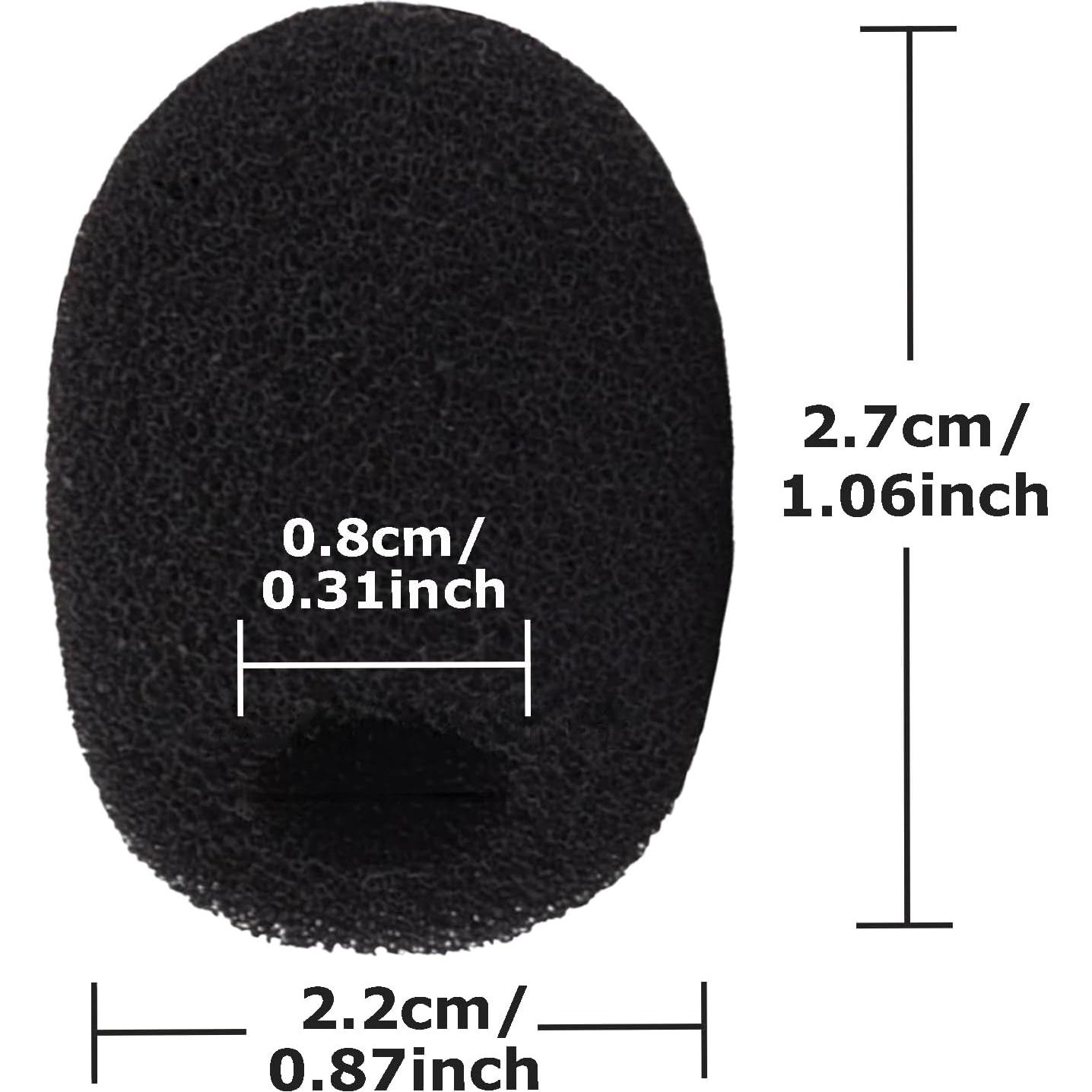 Paquete de 5 Micrófonos de Solapa Miniatura con Funda