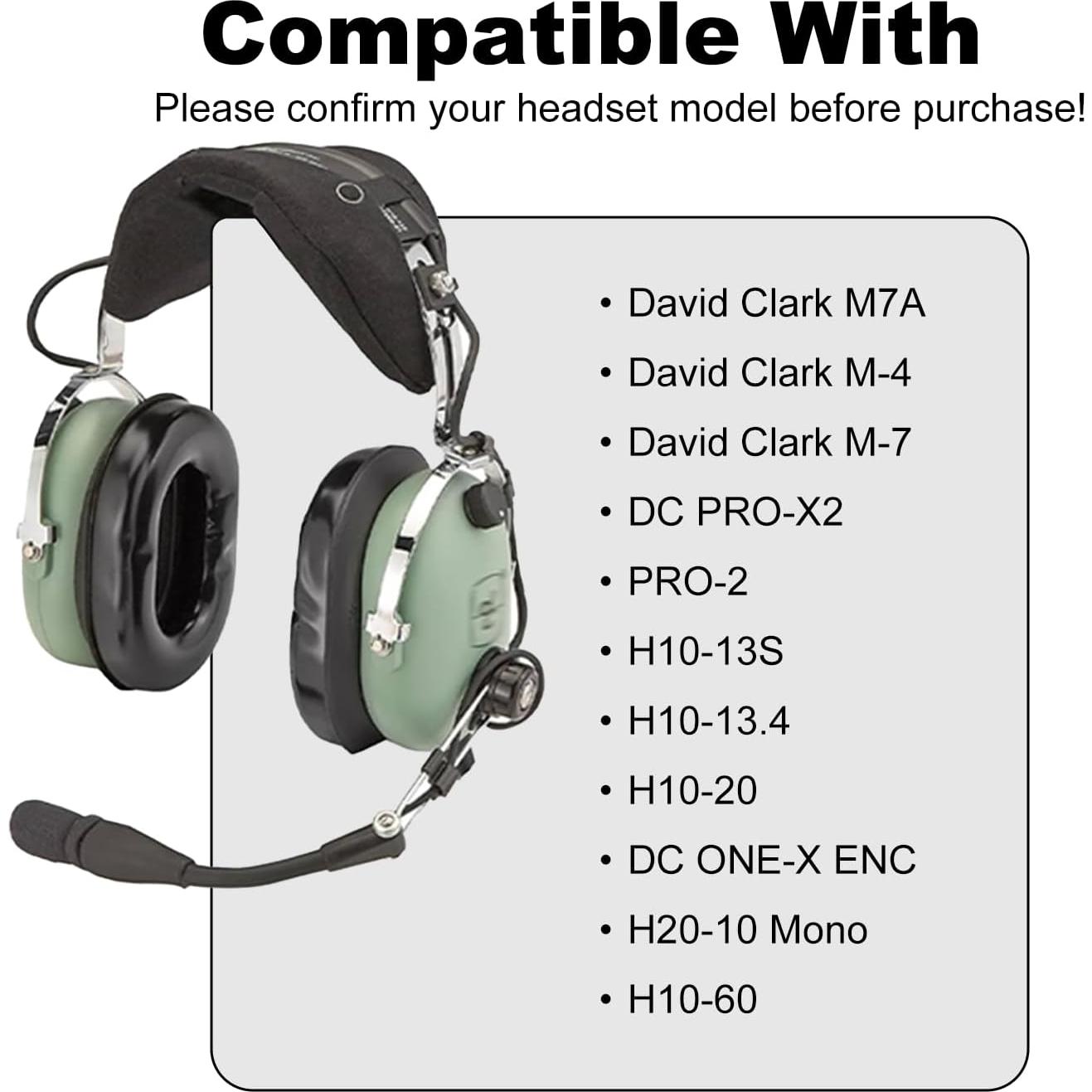 Reemplazo Paraviento Micrófono David Clark M7A H10 3 Pack