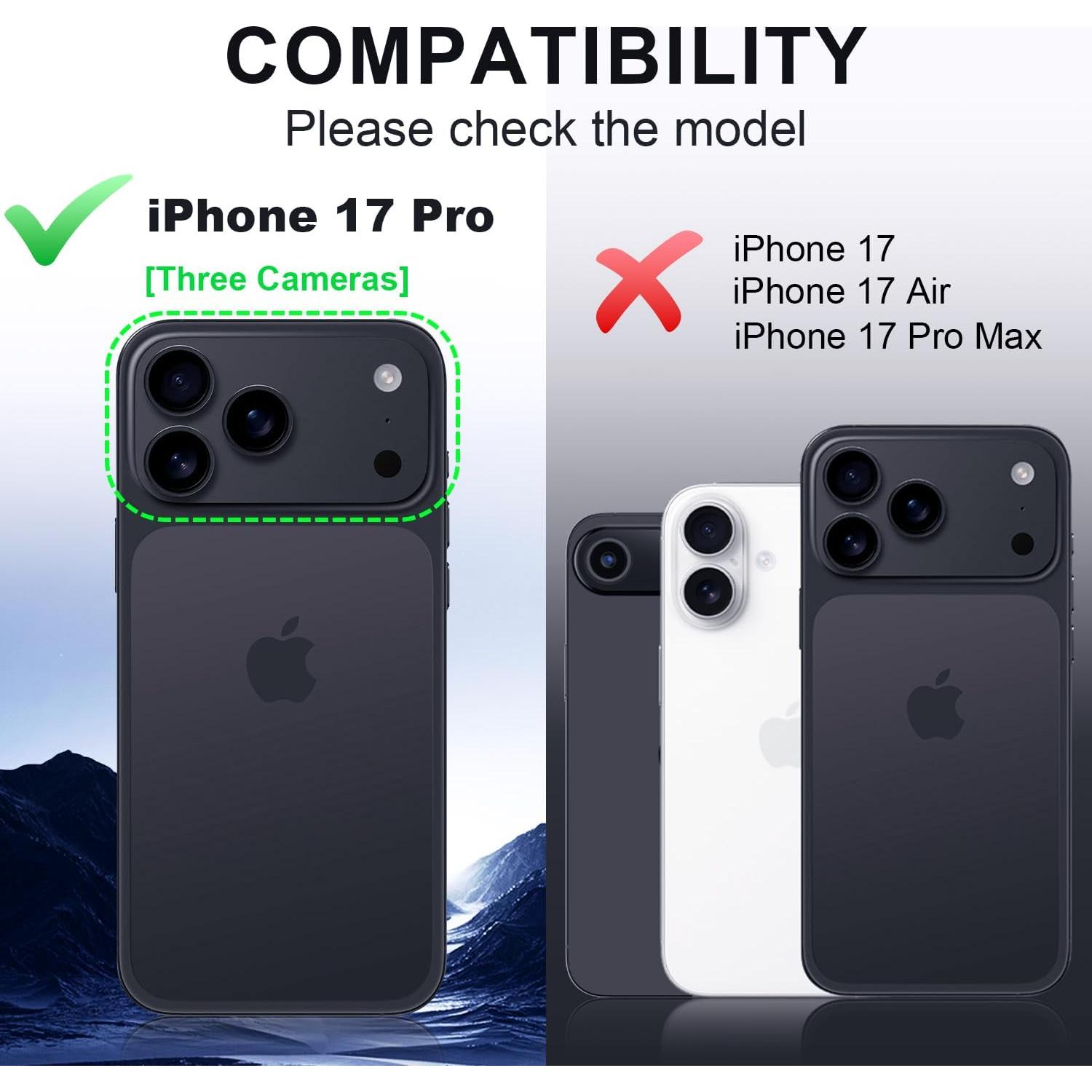 Cubierta de Lente de Cámara AFARER para iPhone 17 Pro - 2 Pcs