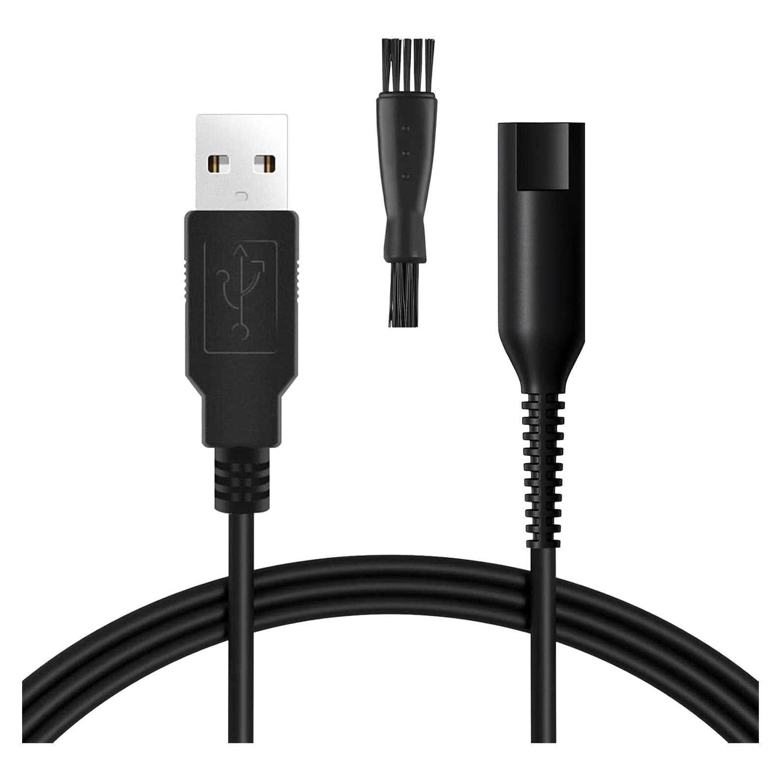 Cargador USB 12V para Afeitadora Eléctrica Braun Series 1-9