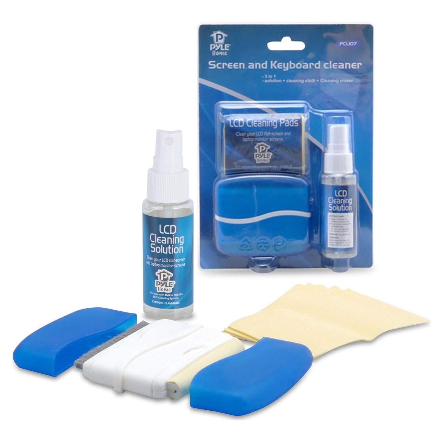 Kit de limpieza Pyle Home PCL107 para pantallas LCD y teclado
