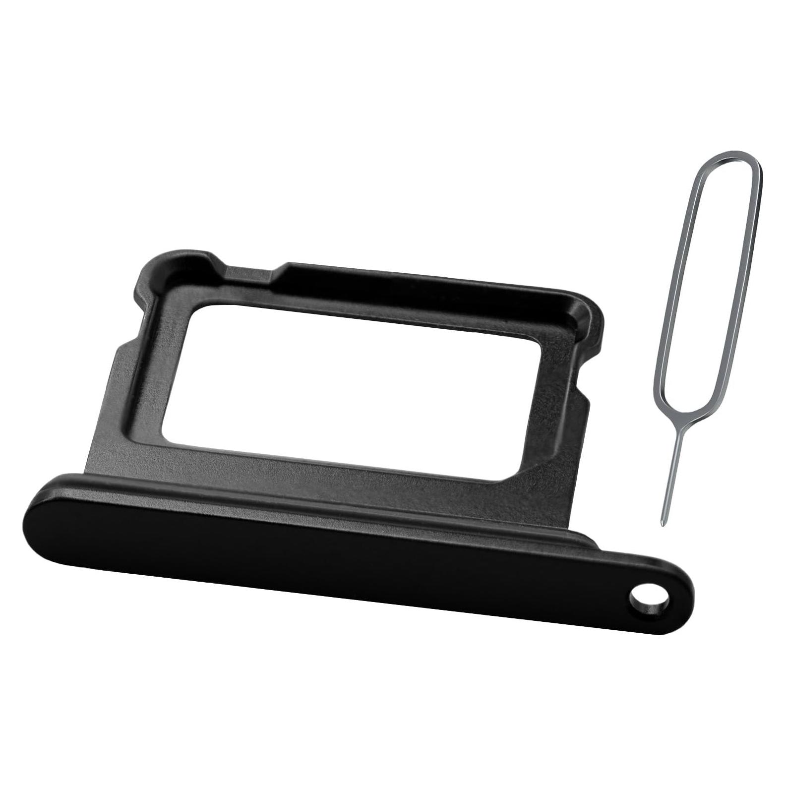 Bandeja de SIM Doble MMOBIEL para iPhone 16/16 Plus - Negro