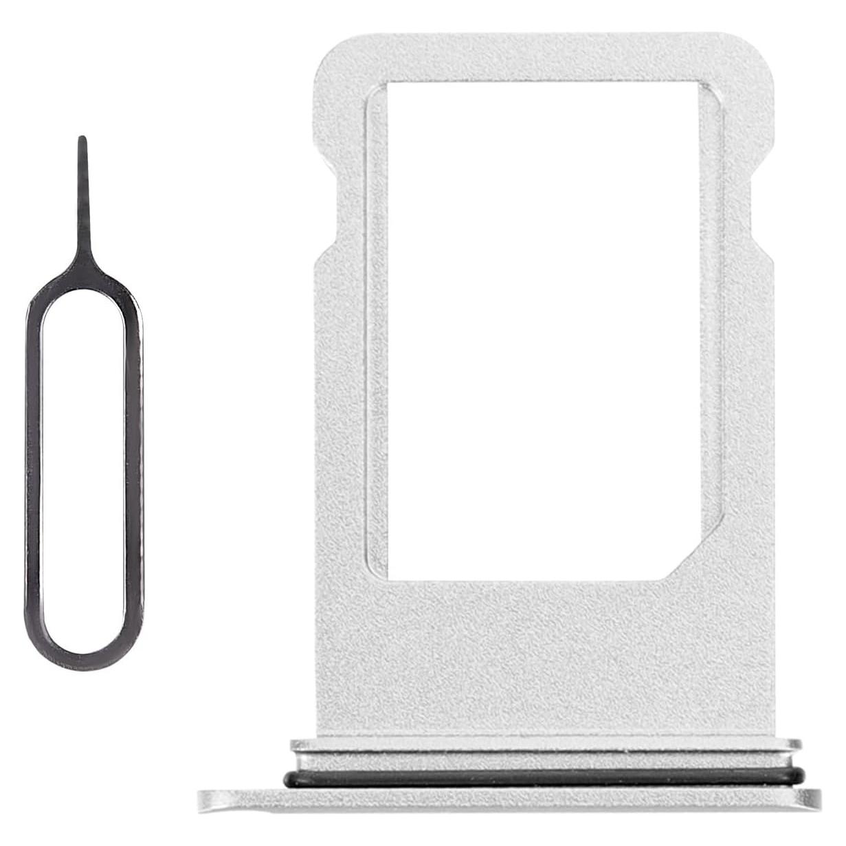 Slot para Tarjeta SIM Plateado para iPhone 8 Plus A1864 A1897 A1898