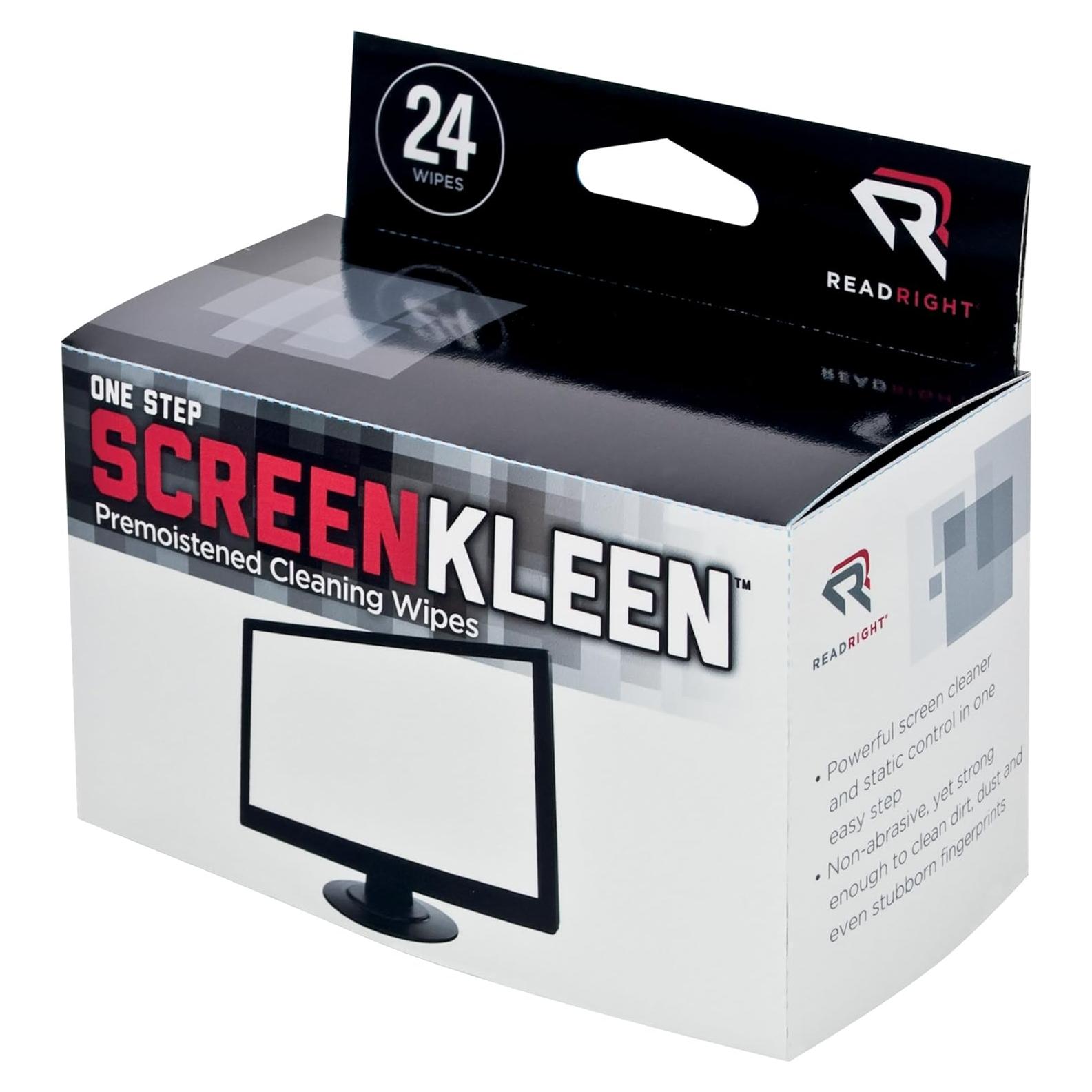 Limpiador de Pantallas Toallitas Húmedas Advantus RR1209 - 24 Unidades