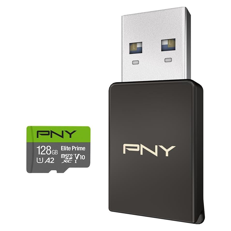 Tarjeta microSD PNY 128GB Elite Prime UHS-I A2 175MB/s