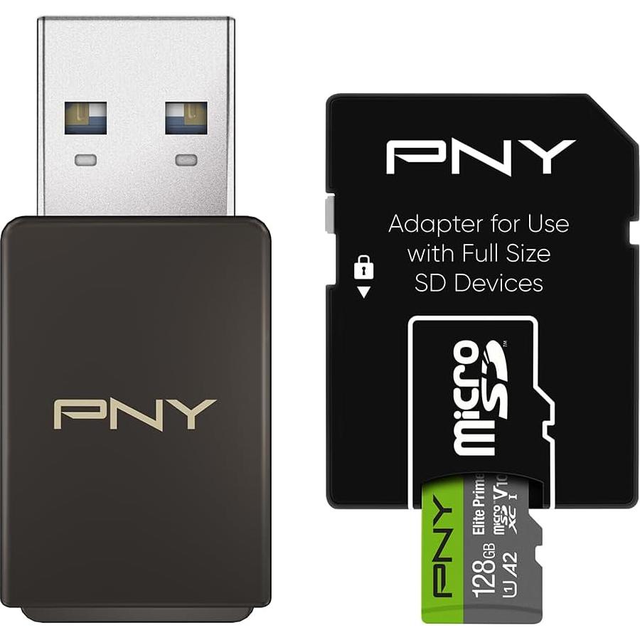 Tarjeta microSD PNY 128GB Elite Prime UHS-I A2 175MB/s