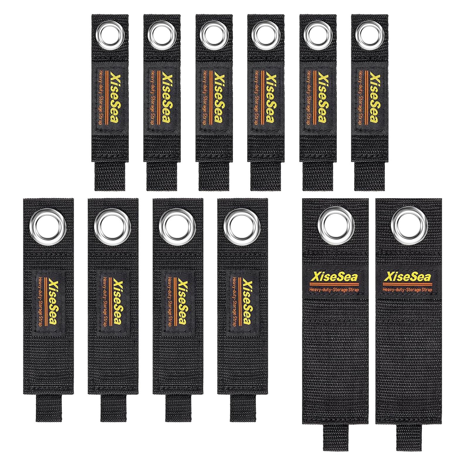 Paquete de 12 correas de almacenamiento XISESEA 33 cm alta resistencia