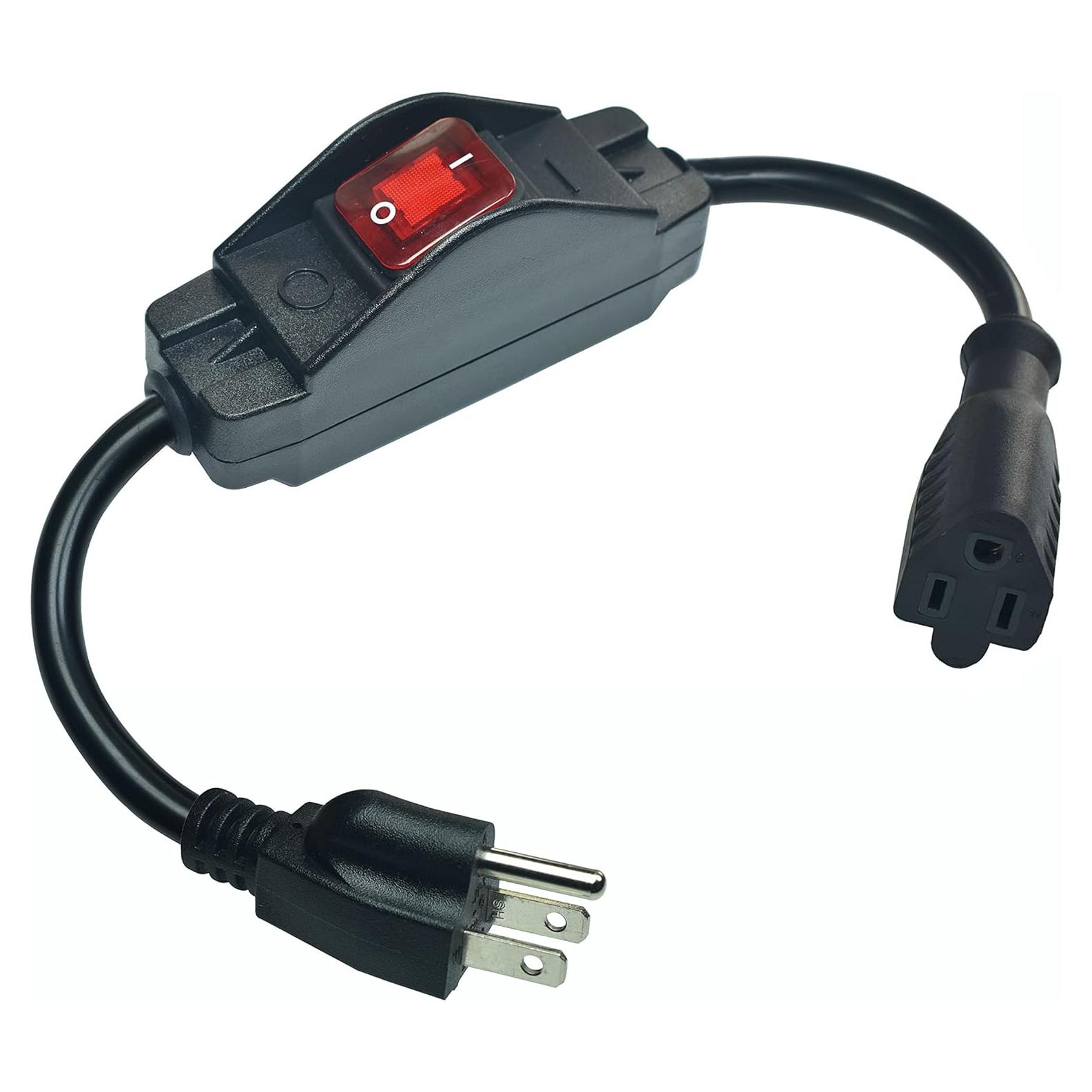 Cable de Extensión 40CM 14AWG FILSHU con Interruptor IP55