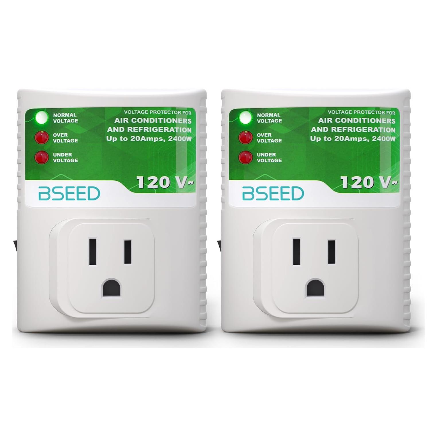 Protector de Sobretensión BSEED 20A 2400W Paquete de 2