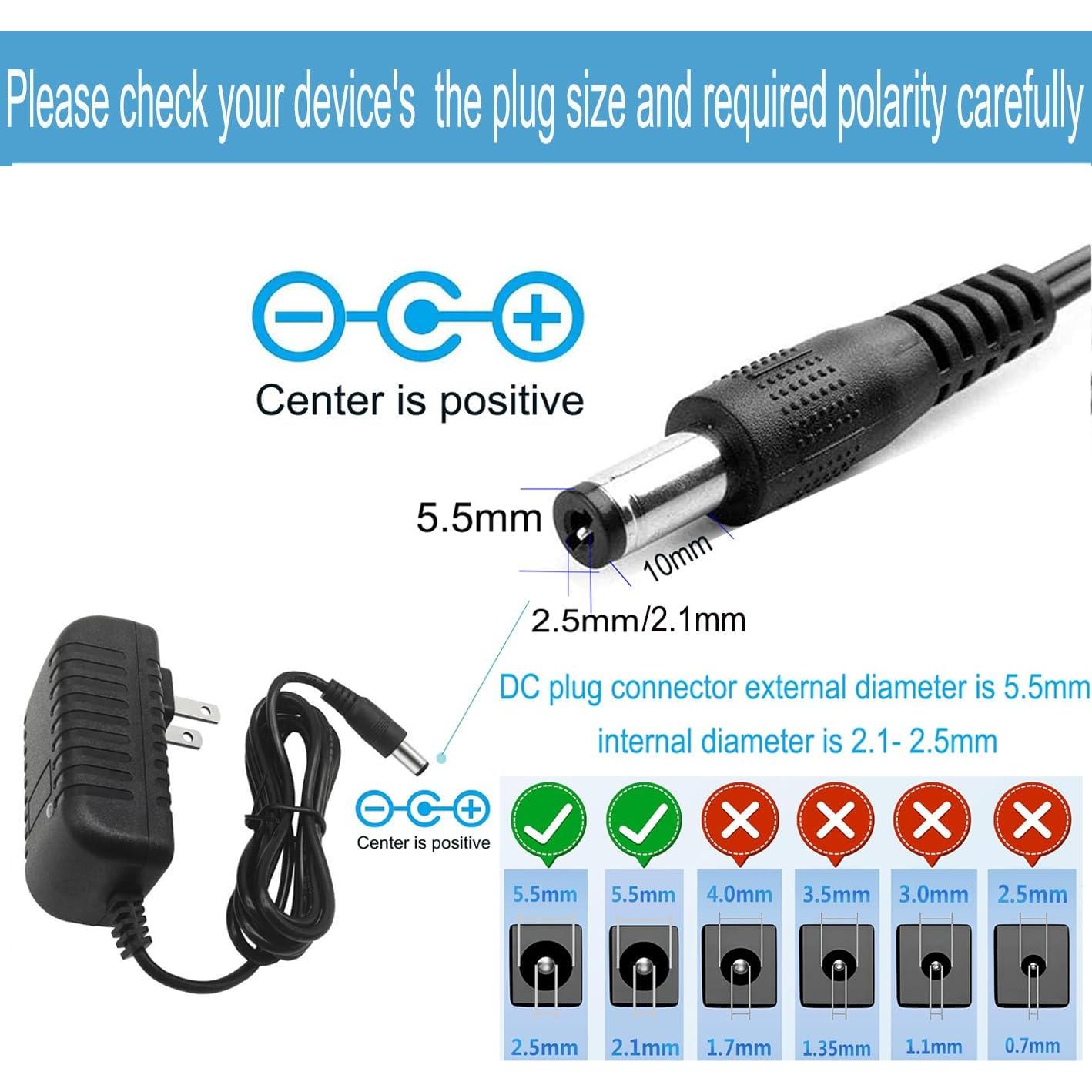 Adaptador de Corriente 24V 1A AC a DC 24W con Conector 5.5mm