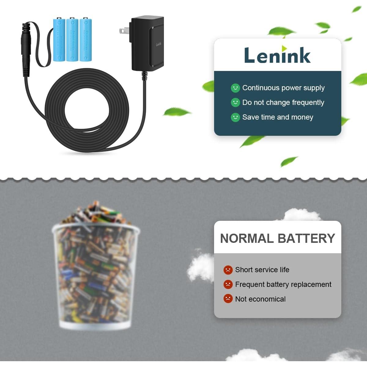 Adaptador de Fuente de Alimentación AC Lenink para 3 Baterías AA