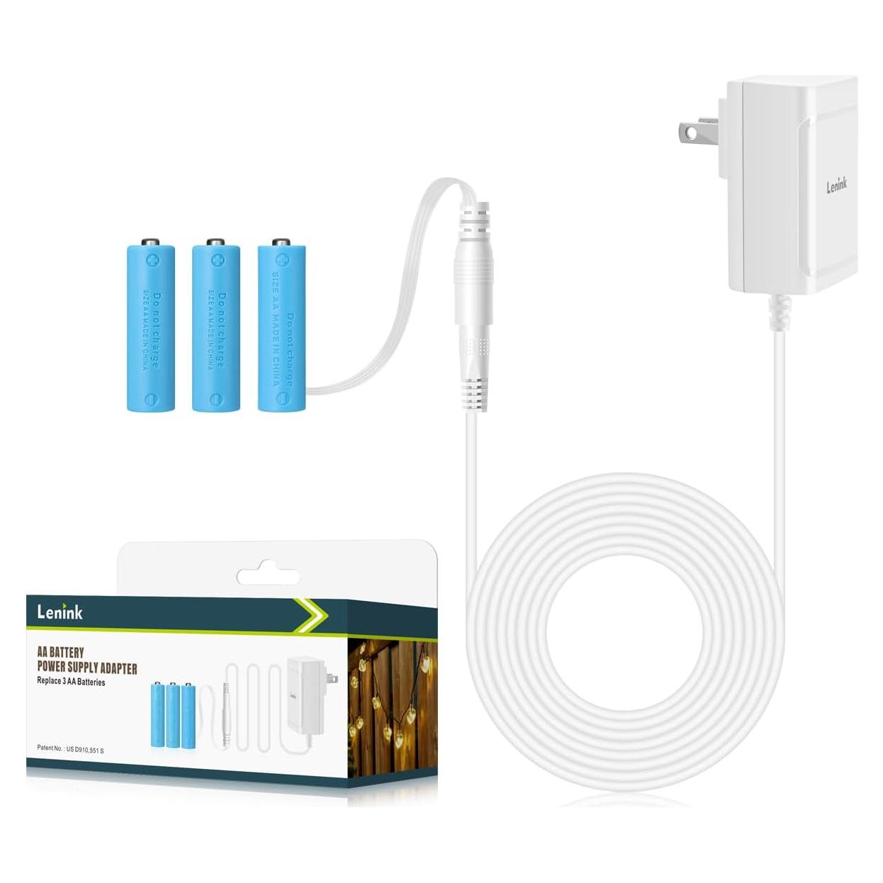 Adaptador de Alimentación AC Lenink para 3 Baterías AA 4.5V