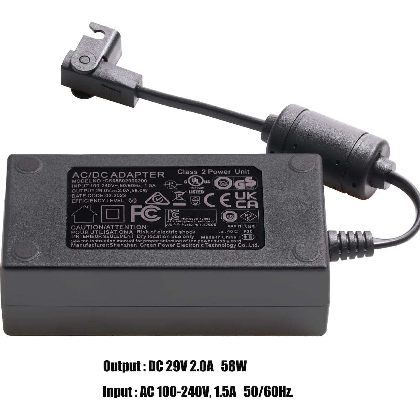 Adaptador de Suministro de Energía TTmagic 29V 2A para Sillón Reclinable