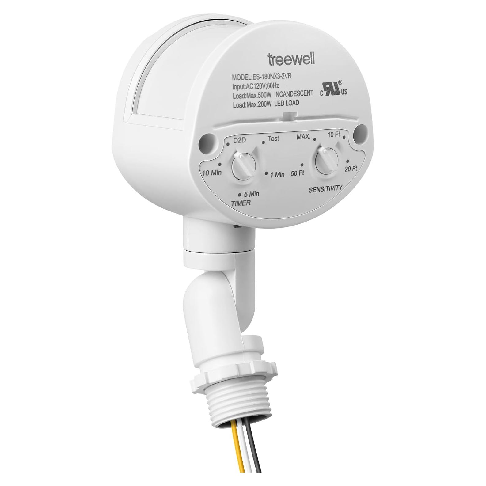 Sensor de Movimiento Treewell TMD180B, 180 Grados, 18m