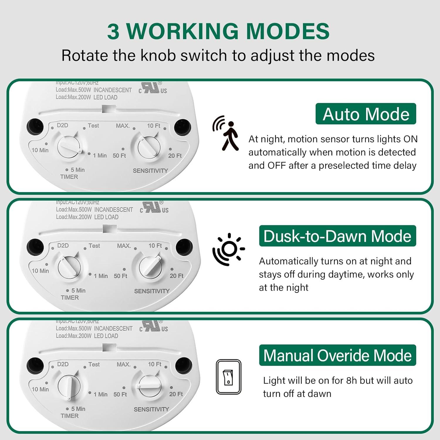 Sensor de Movimiento Treewell TMD180B, 180 Grados, 18m
