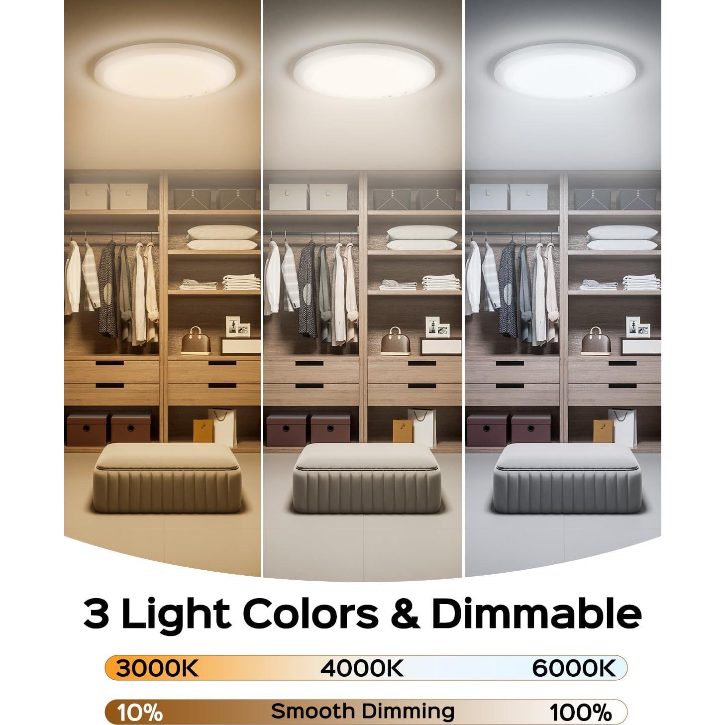 Luz de Techo Recargable JACKYLED con Sensor de Movimiento 10000mAh