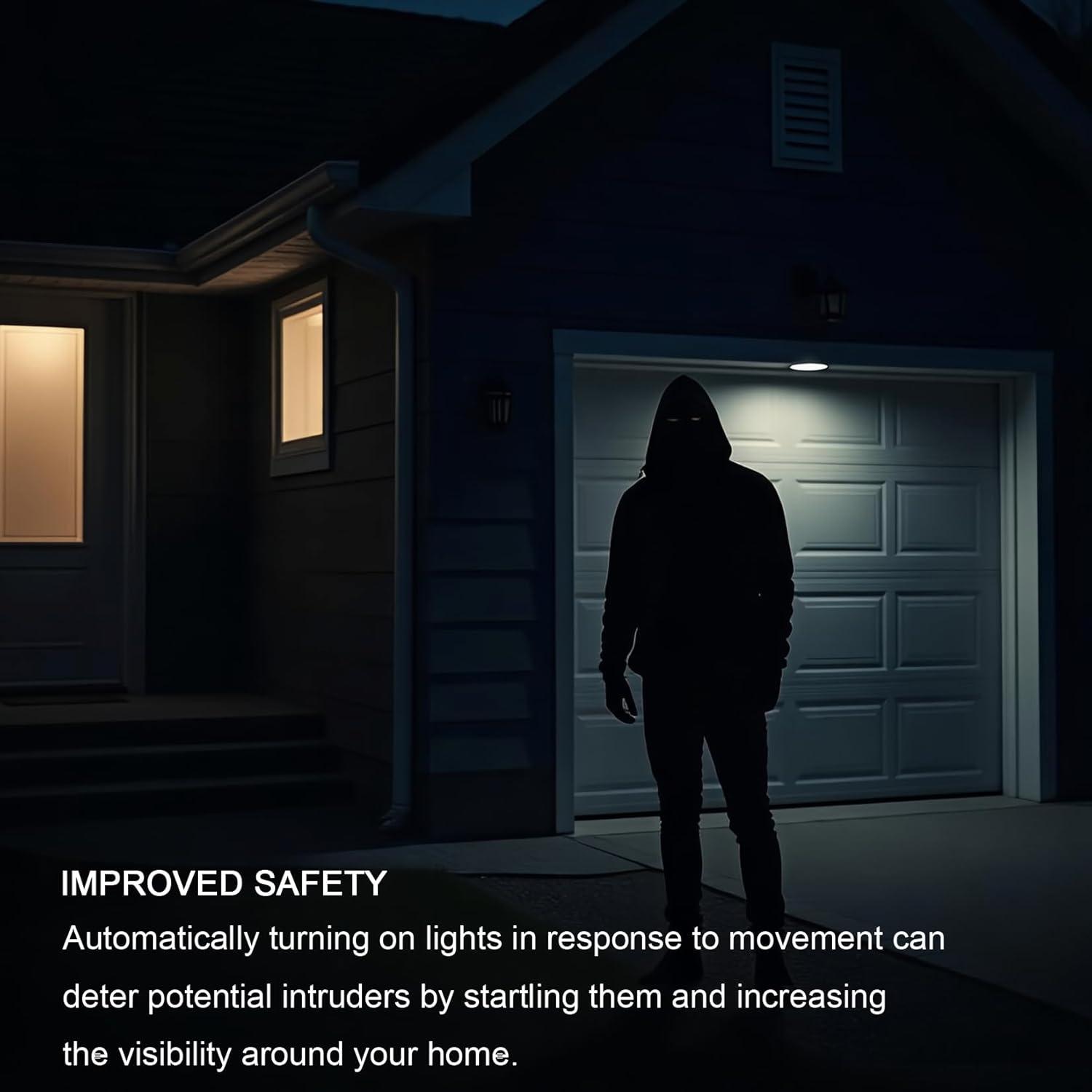 Bombilla LED A19 BQHY 13W 5500K con Sensor de Movimiento - Paquete de 3