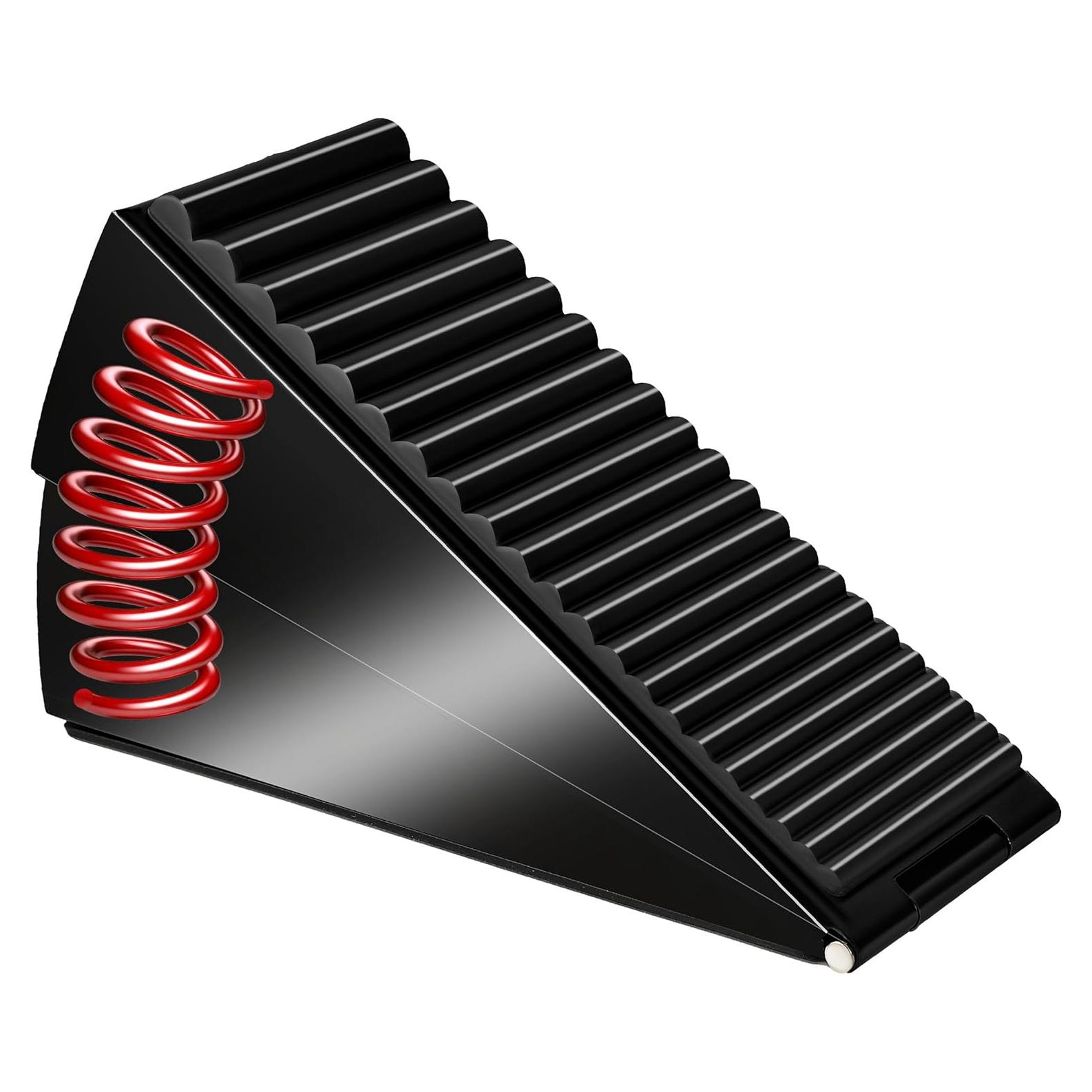 Tope de puerta BHYTAKI grande y resistente, ajuste de resorte