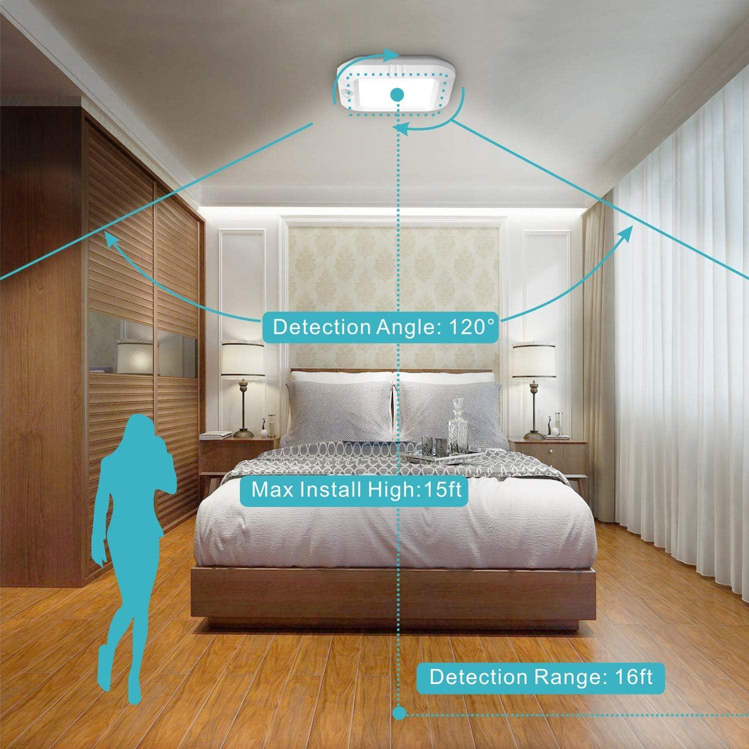 Luz de Techo LED LINEWAY con Sensor de Movimiento 6000K