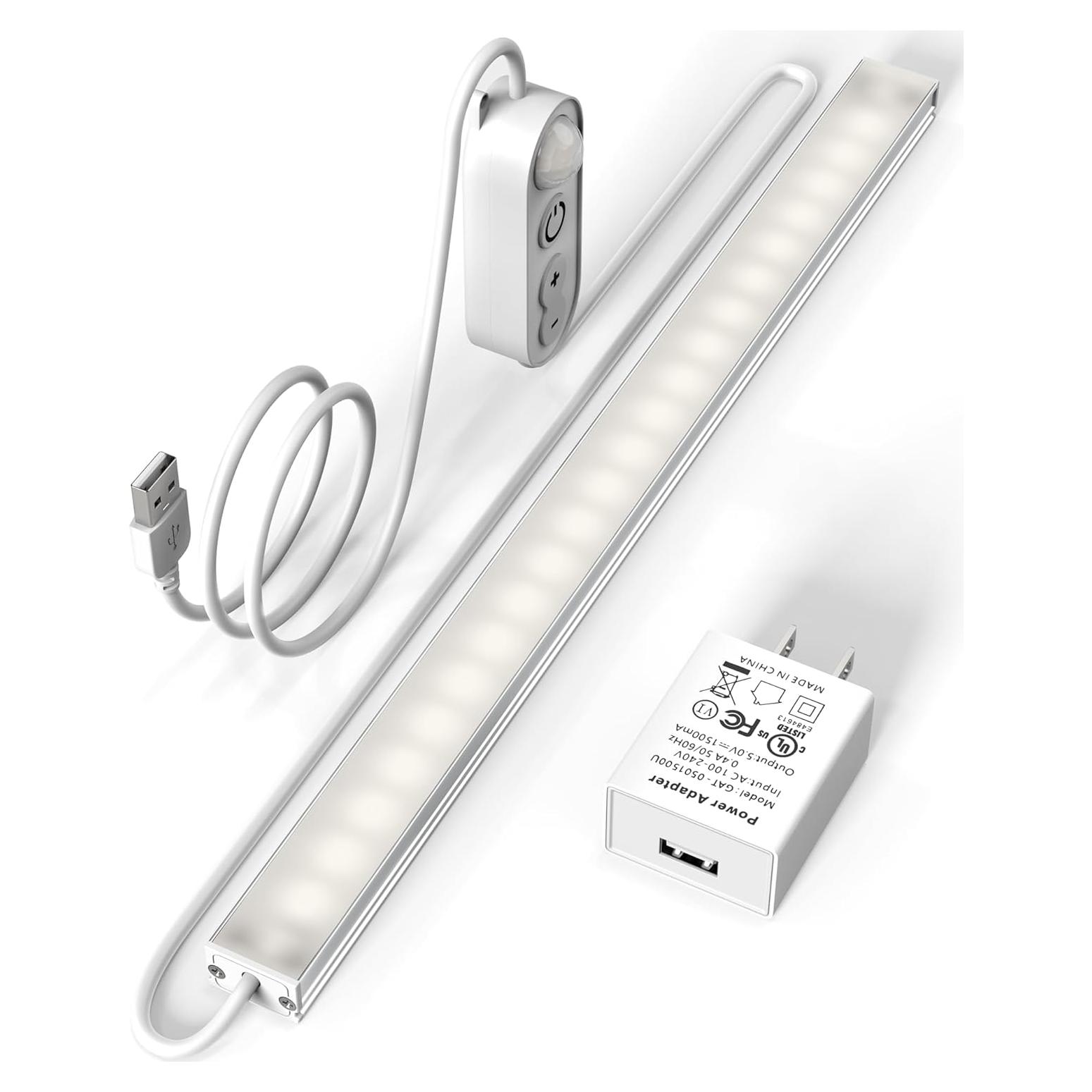 Luz LED Regulable ASOKO 30.48 cm con Sensor de Movimiento 4500K