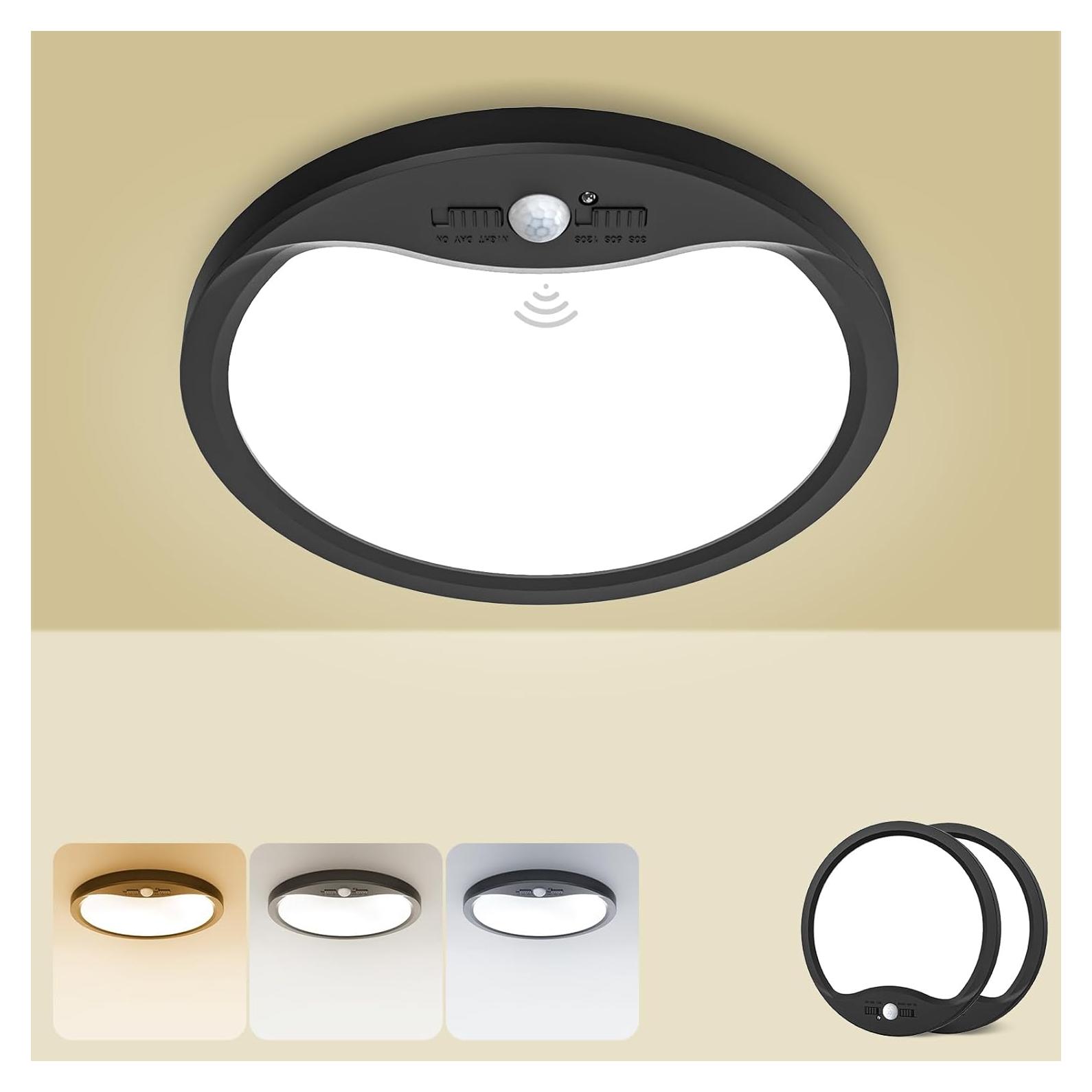 Luz de Techo Zemty 23cm 18W Sensor Movimiento 1800lm 3 Modos