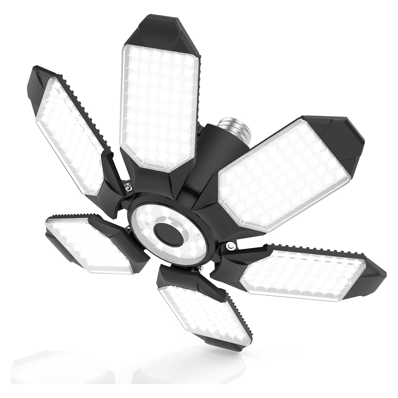 Bombilla LED Deformable 100W BRAINIAC con 6 Paneles Ajustables