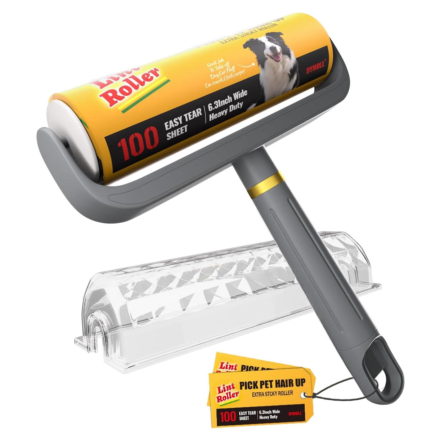 Rodillo Quitapelusas DYMOLL Grande 16 cm Extra Pegajoso