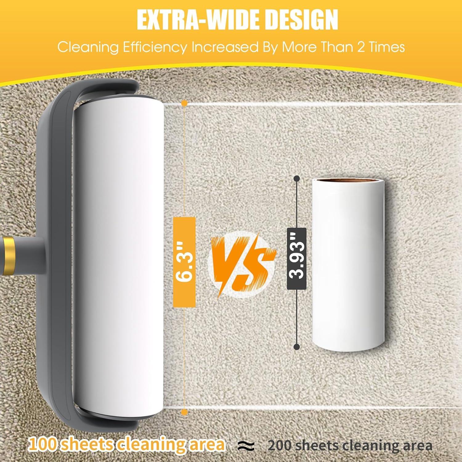 Rodillo Quitapelusas DYMOLL Grande 16 cm Extra Pegajoso