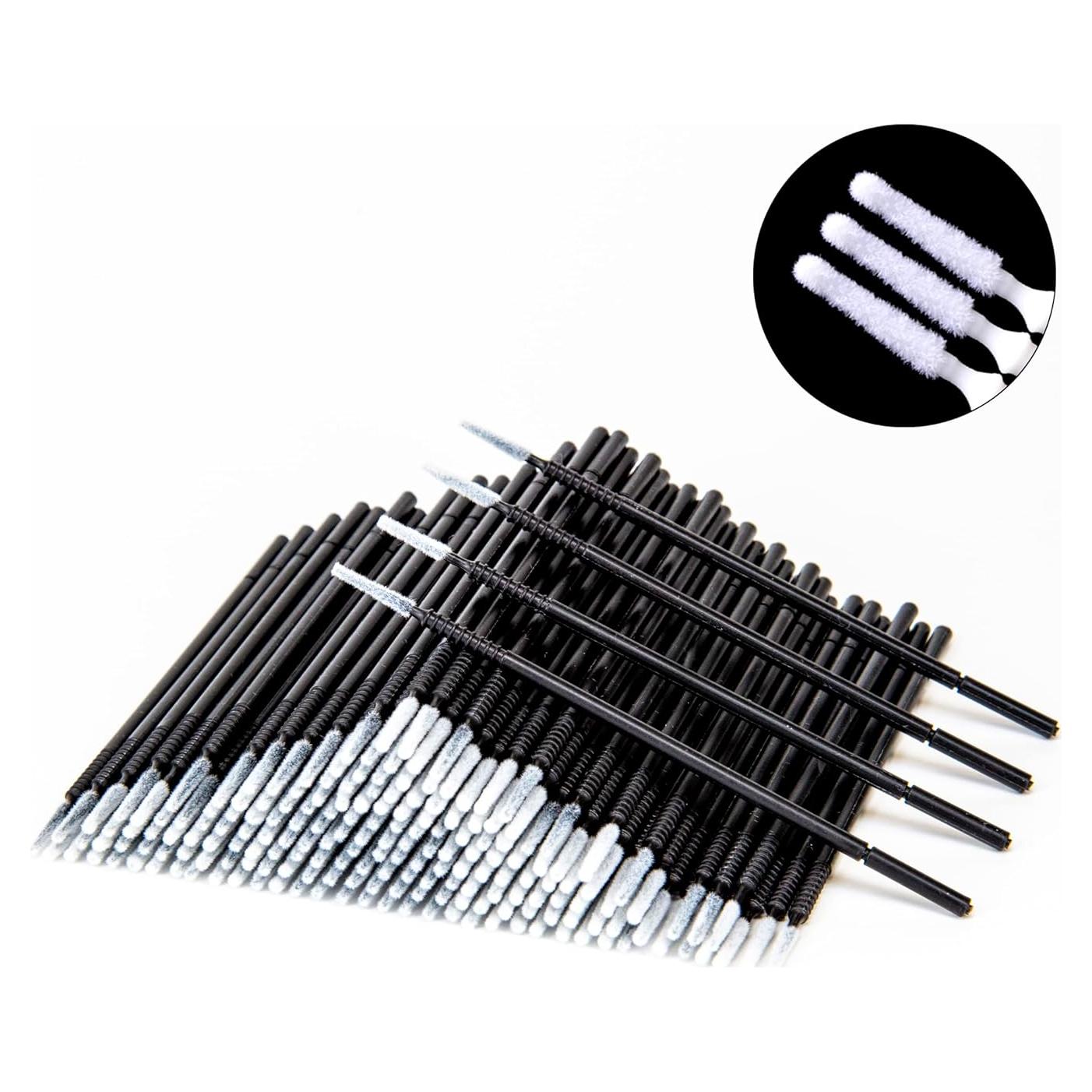 Micro Cepillos Aplicadores i-Laesh 200 Piezas Negro Pro Grip