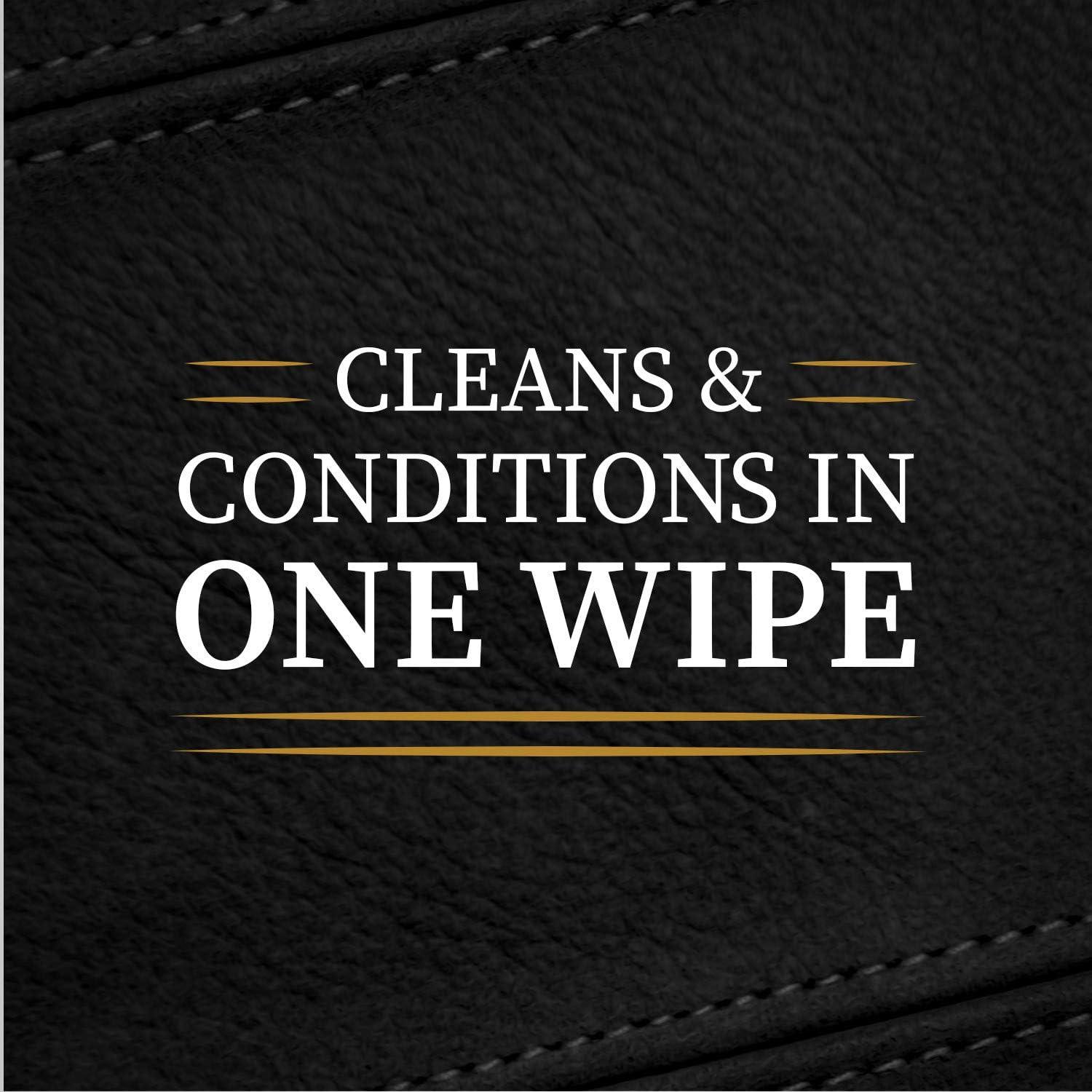 Limpiador y Acondicionador de Cuero Lexol 28 Toallitas