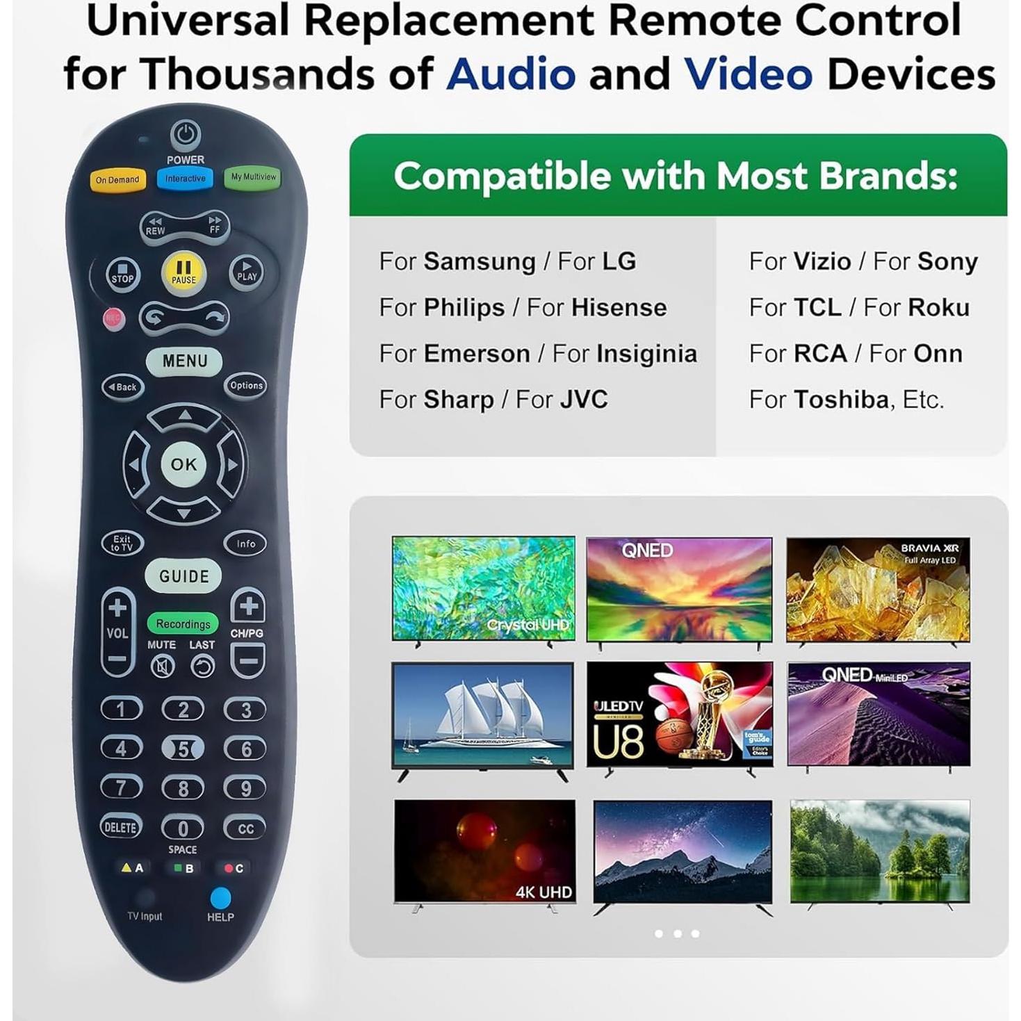 Control Remoto Universal S30 para AT&T y TV - Configuración Fácil