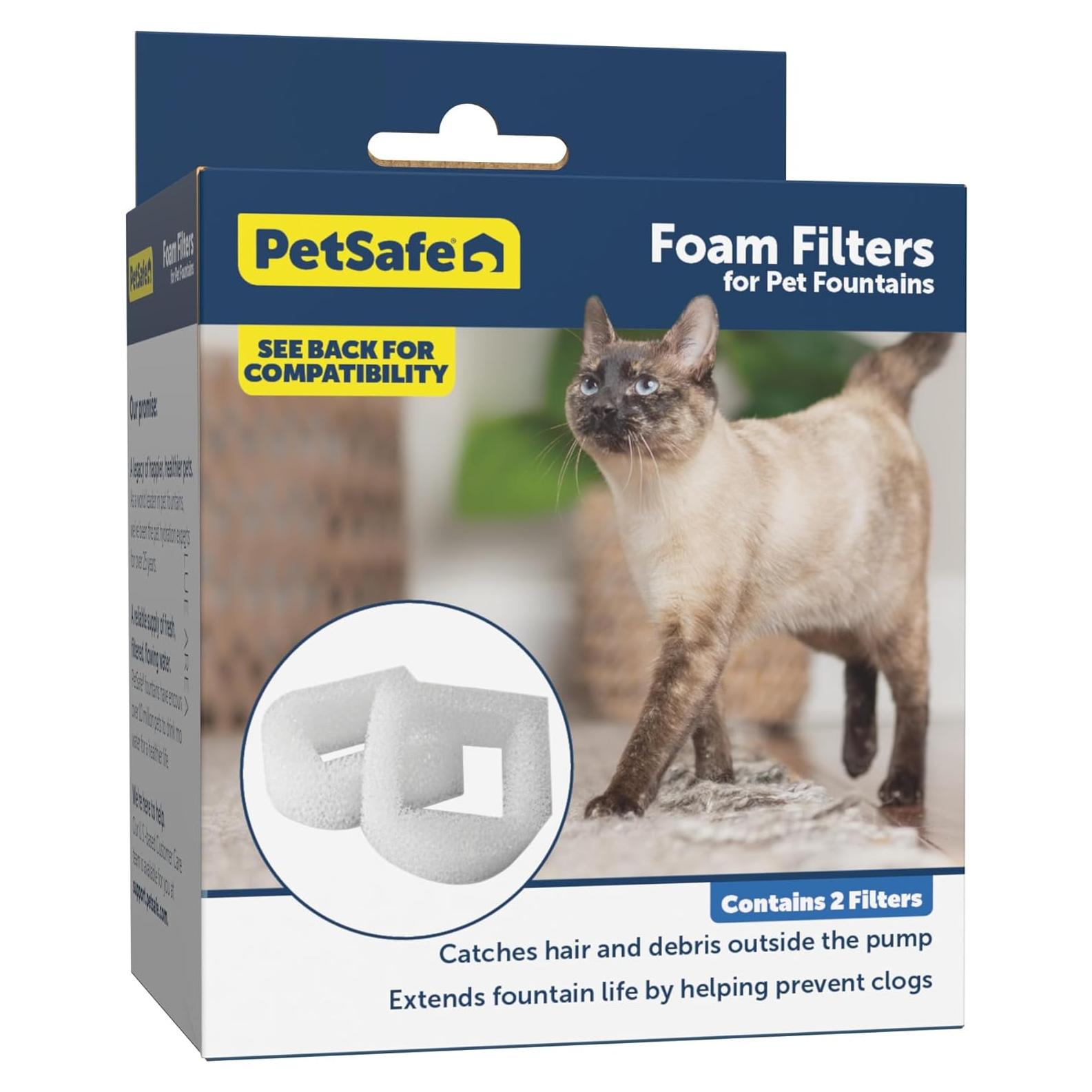 Filtros de Espuma de Reemplazo PetSafe Drinkwell - Paquete de 2