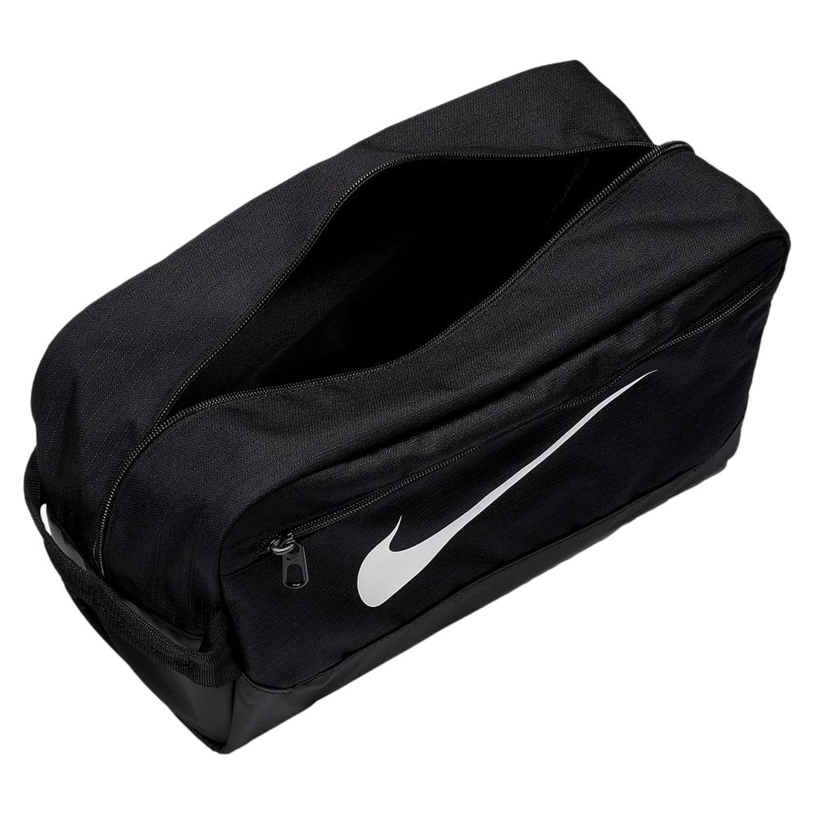 Bolsa para Zapatos Nike Brasilia - 50cm, Negro/Blanco