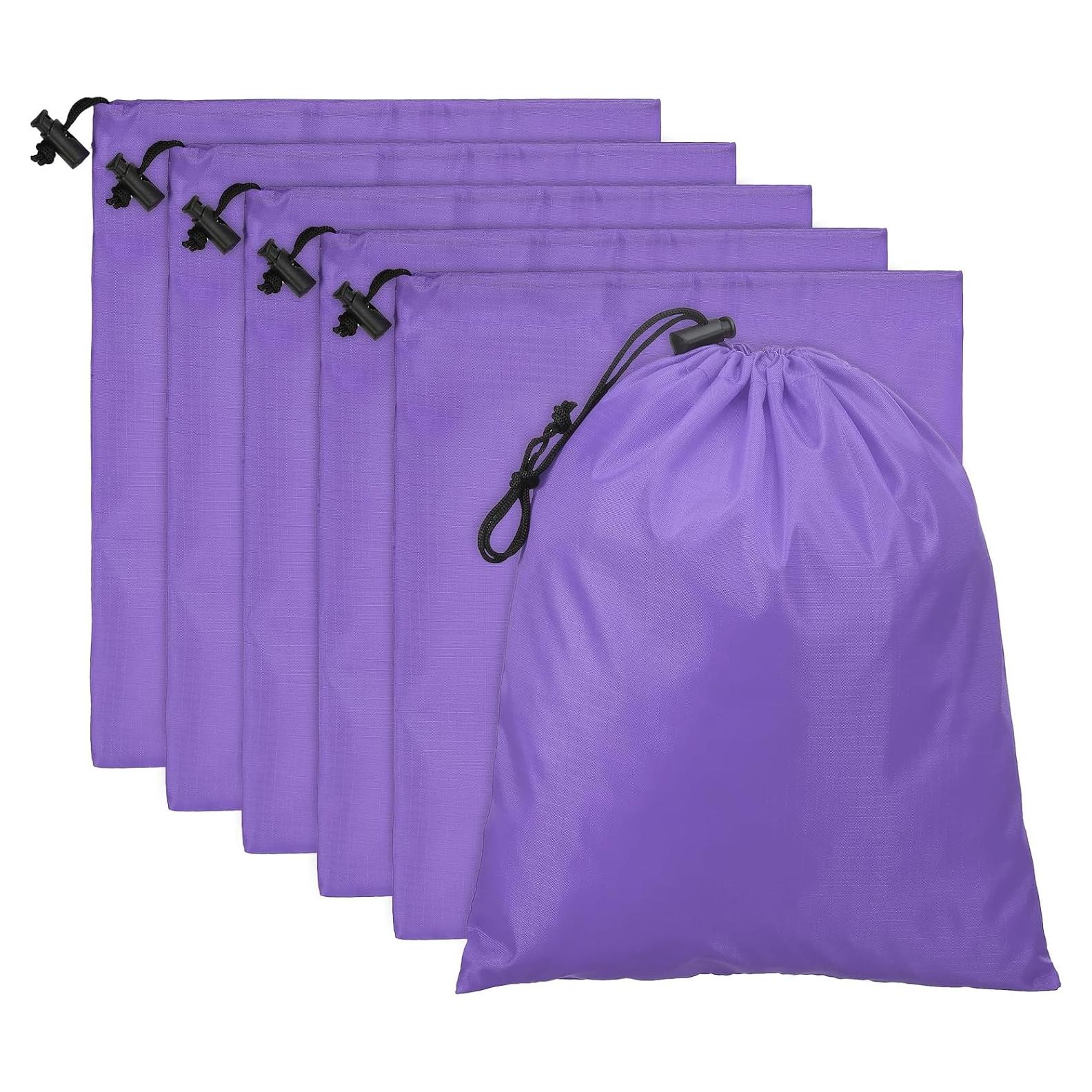 Bolsas de Almacenamiento PATIKIL 35x40 cm Paquete de 6 Púrpura