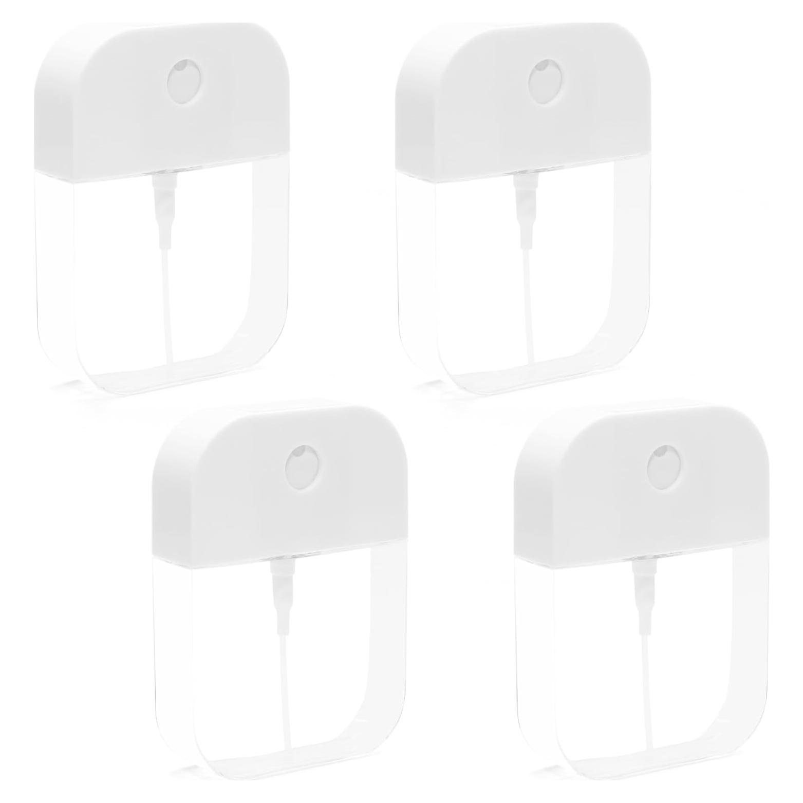 4 Botellas de Spray Transparentes Rimoev 38 ml Recargables