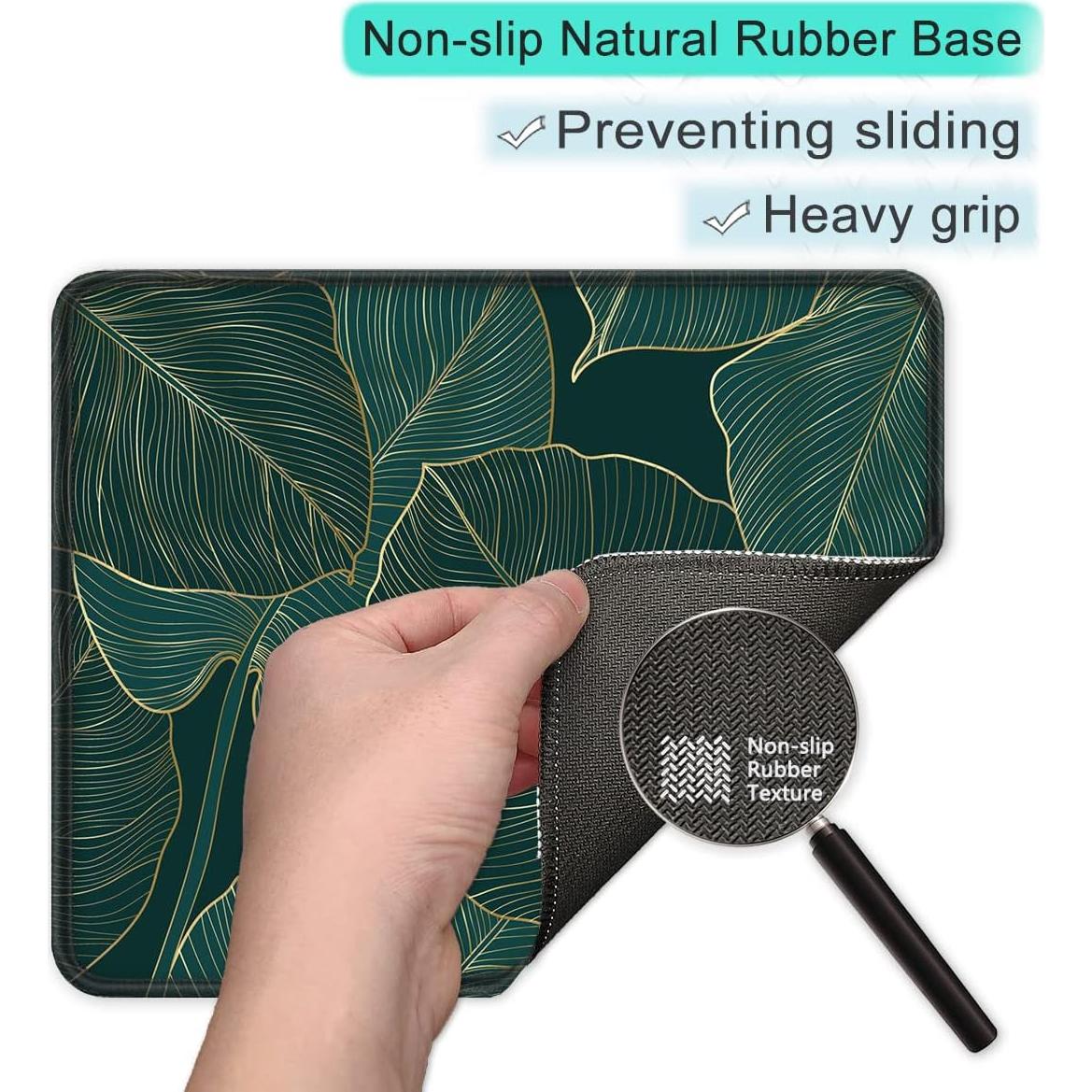 Alfombrilla de Ratón ITNRSIIET Textura de Palma Antideslizante 26x21 cm