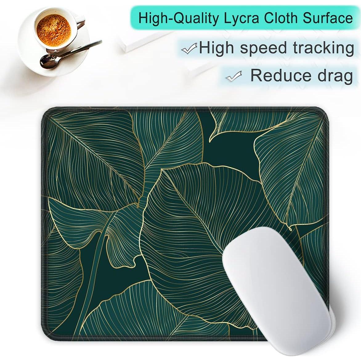 Alfombrilla de Ratón ITNRSIIET Textura de Palma Antideslizante 26x21 cm